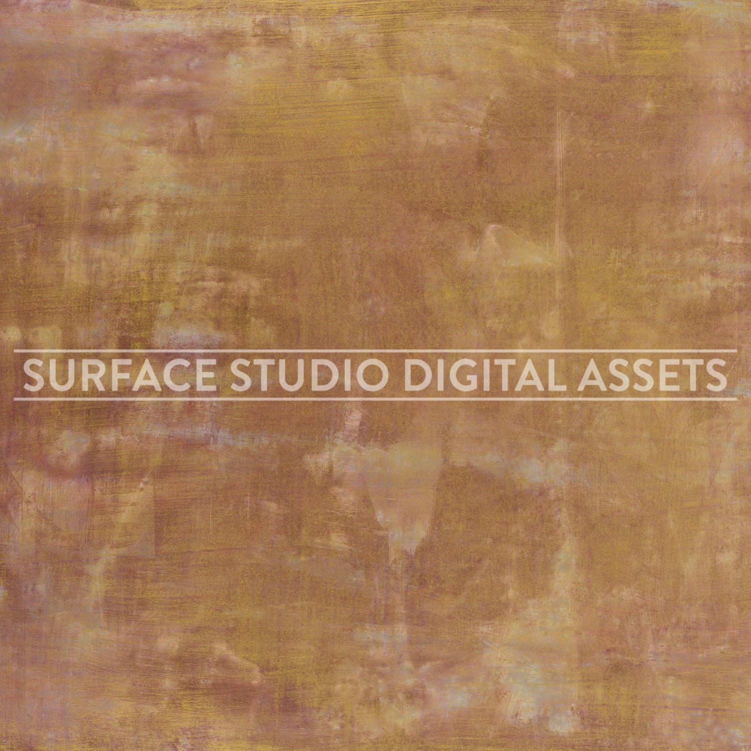 Gold Metallic Plaster Surface photographed directly from above