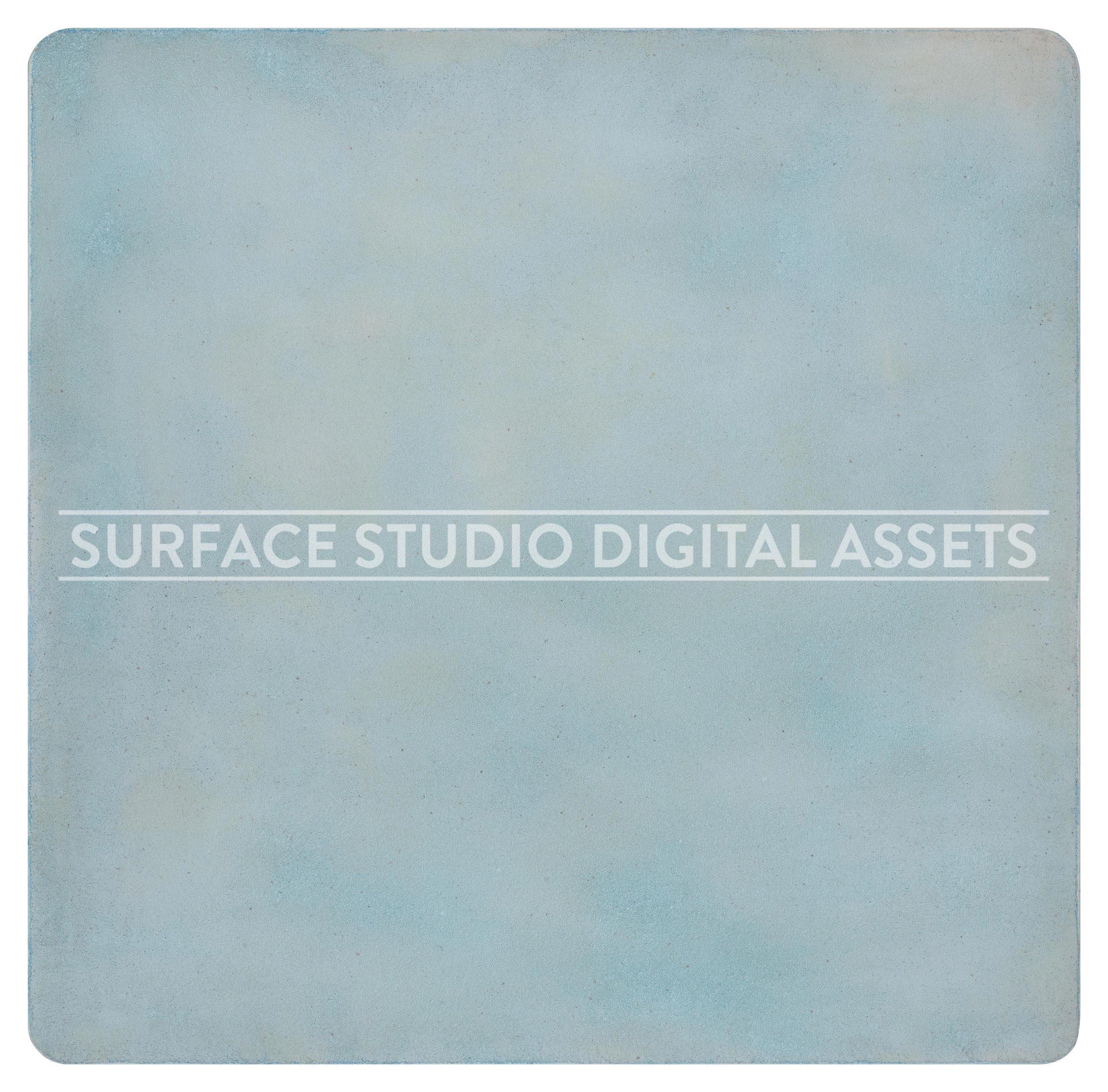 Pale Aqua Plaster Surface photographed directly from above including edges