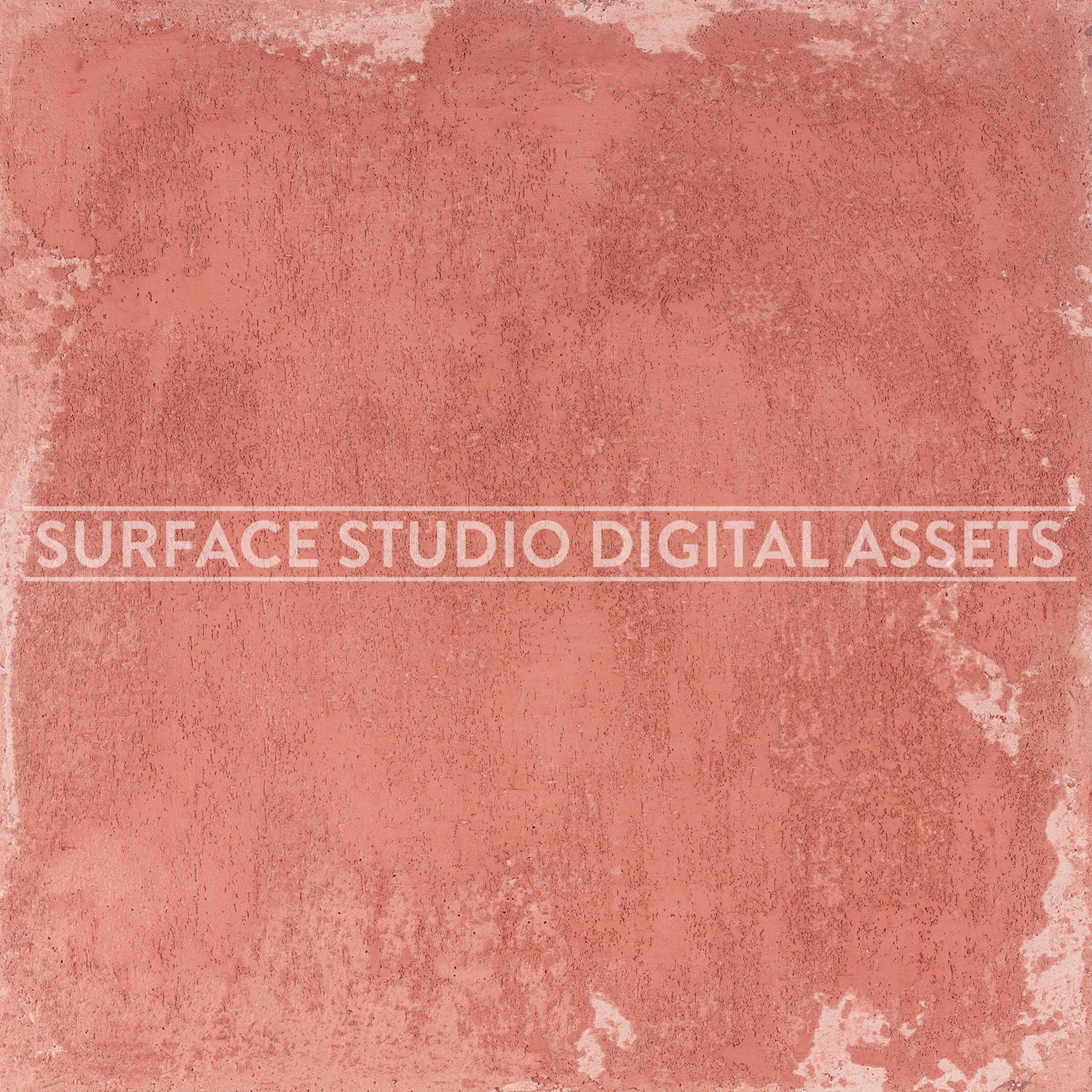 Textured Sante Fe Pink Plaster Surface photographed directly from above
