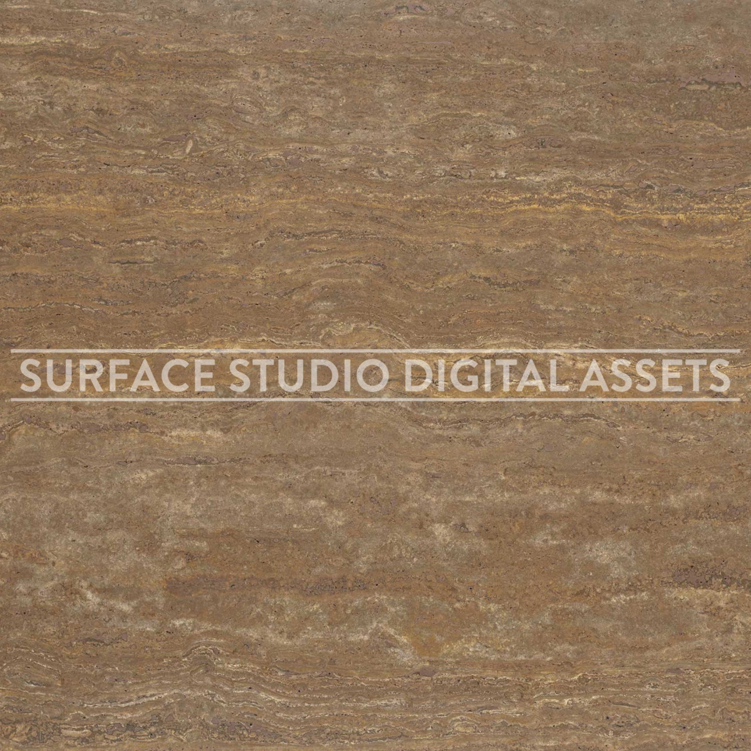 Brown Scabos Travertine Stone Surface photographed directly from above