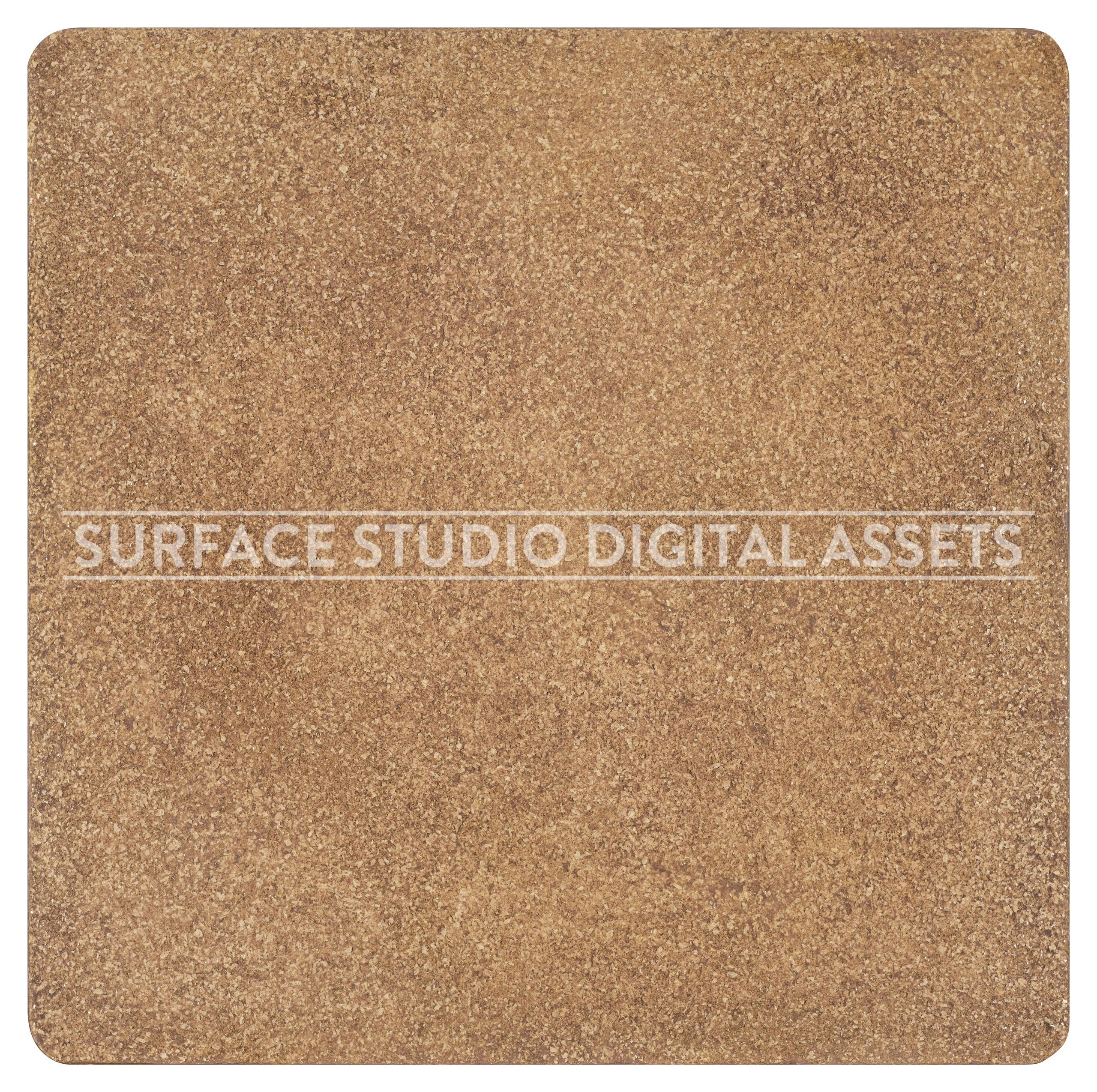 Sepia Coarse Glitter Plaster Surface photographed directly from above including edges