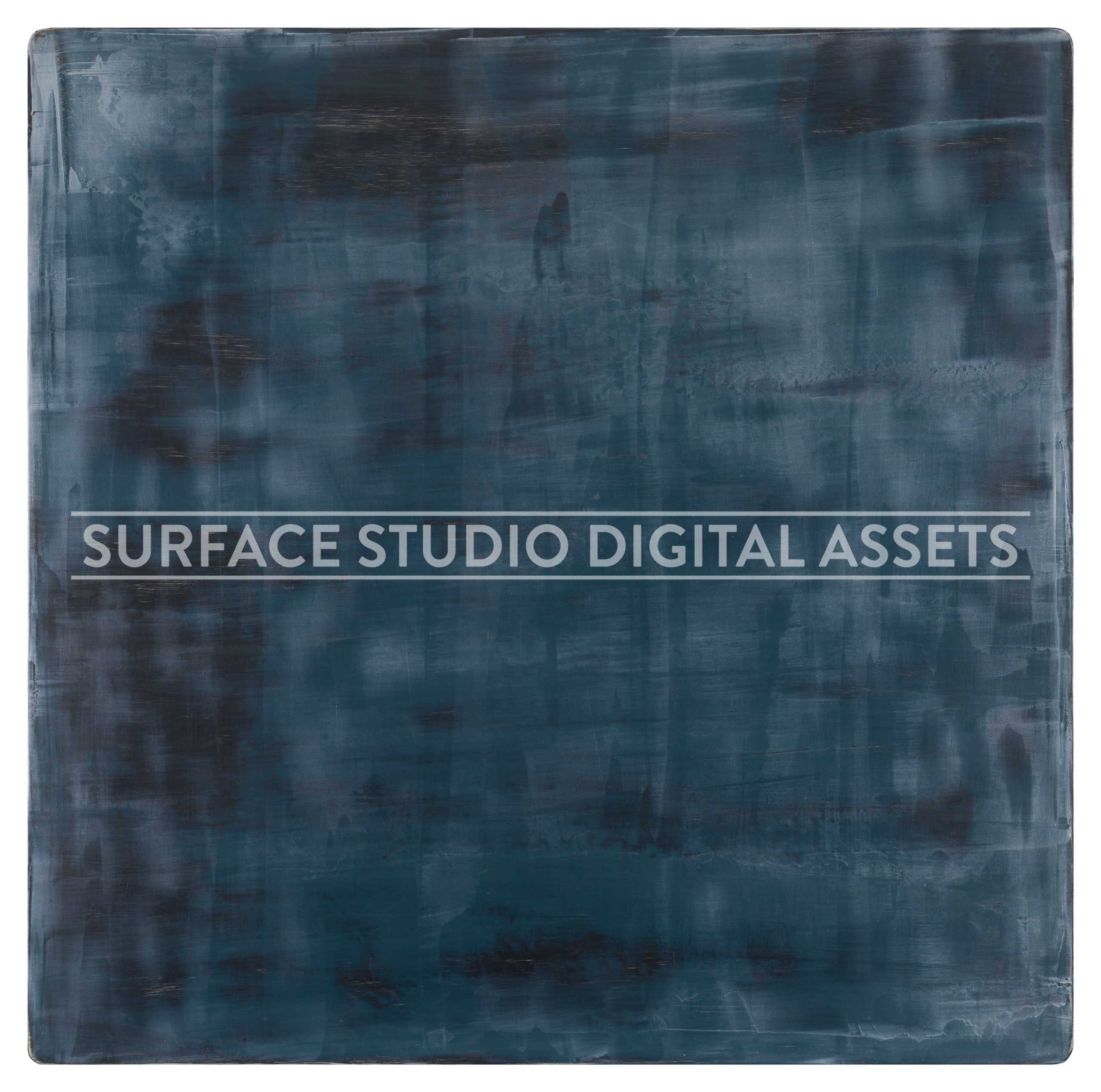 Dark Silver Blue Pearlized Acrylic Metallic Surface photographed directly from above including edges