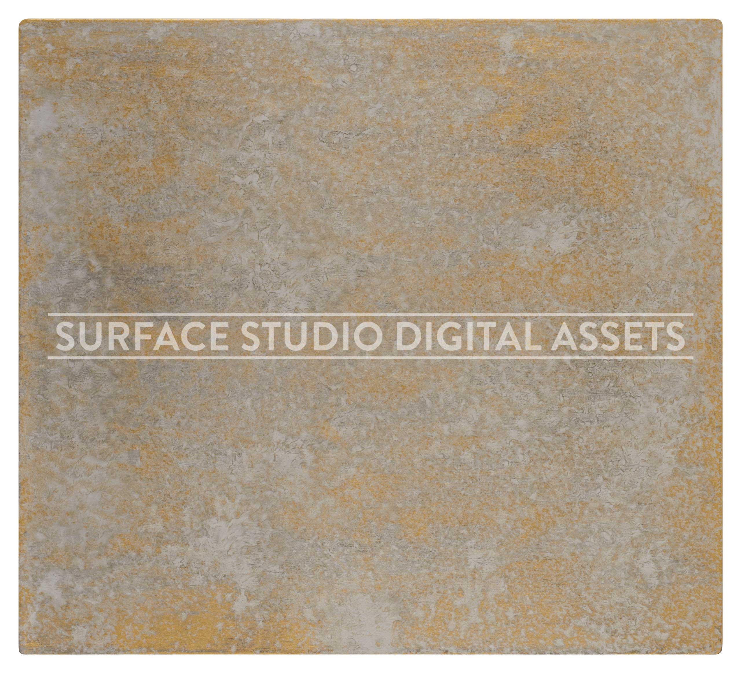 Silver On Gold Textured Metallic Surface photographed directly from above including edges