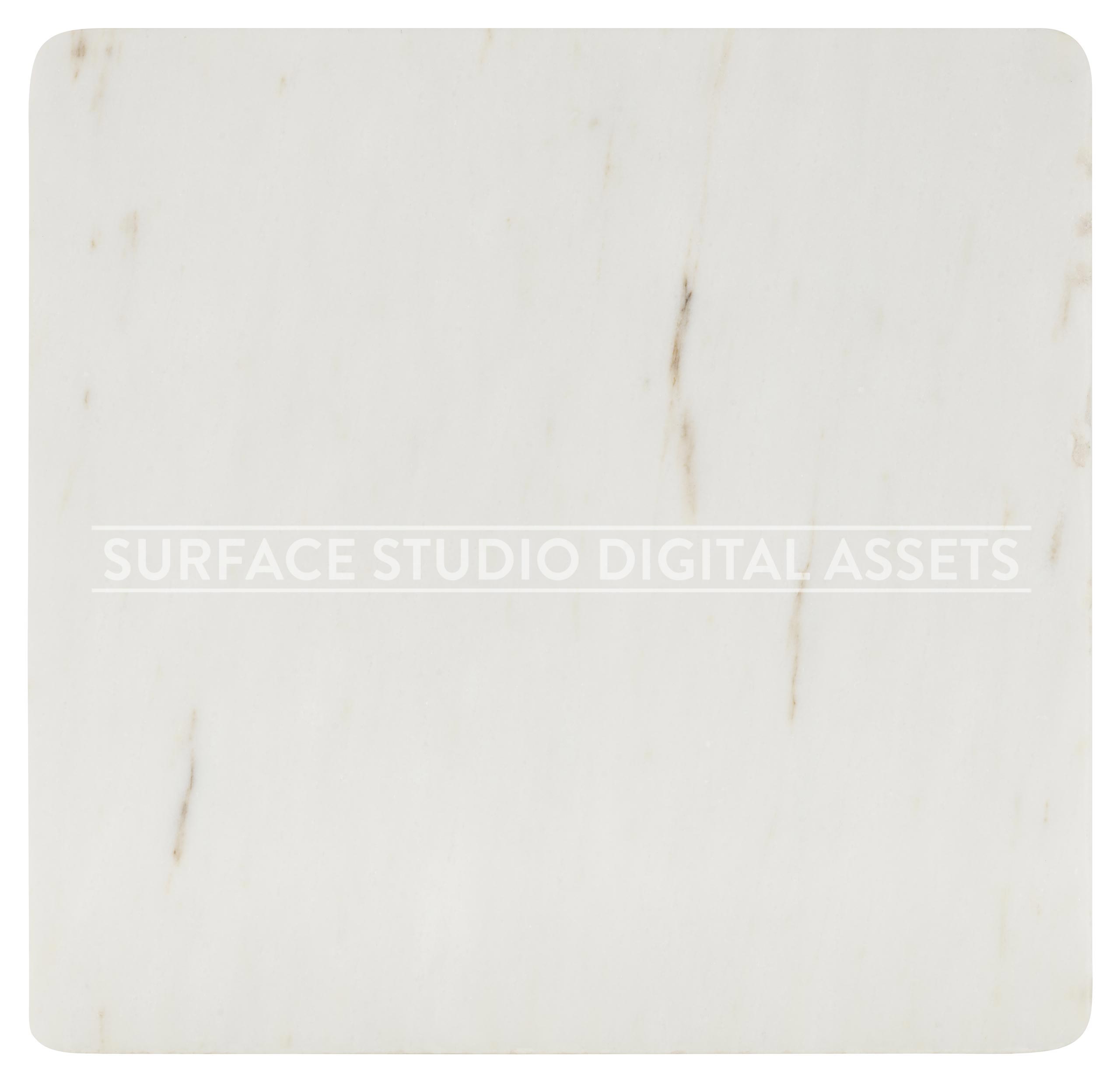 White Statuary Marble Surface photographed directly from above including edges