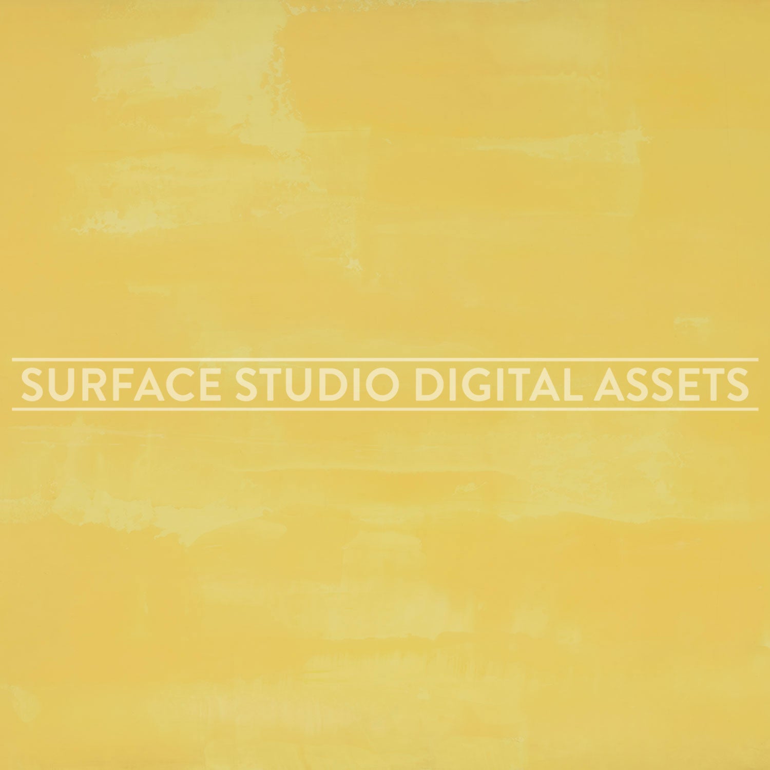 Bright Yellow Venetian Plaster Surface background stock image with a "Surface Studio Digital Assets" watermark for commercial, e-commerce, editorial, product, beauty, food, beverage, still life photography. Hand-made plaster surface for packaging photography and brand imagery.