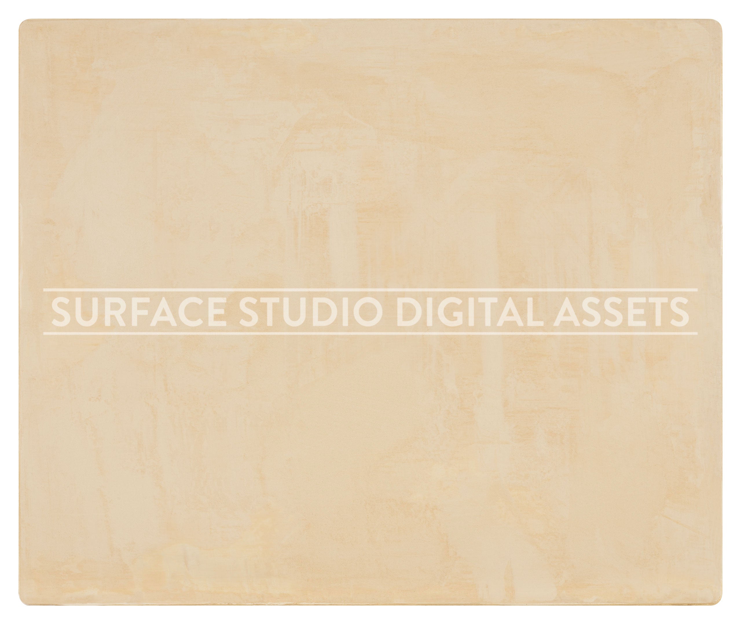 Lightly Textured Tan Plaster Surface background stock image with a "Surface Studio Digital Assets" watermark for commercial, e-commerce, editorial, product, beauty, food, beverage, still life photography. Hand-made plaster surface for packaging photography and brand imagery.