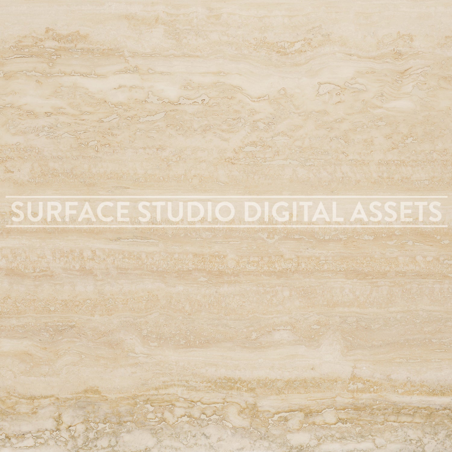 Light Beige Travertine Surface photographed from above