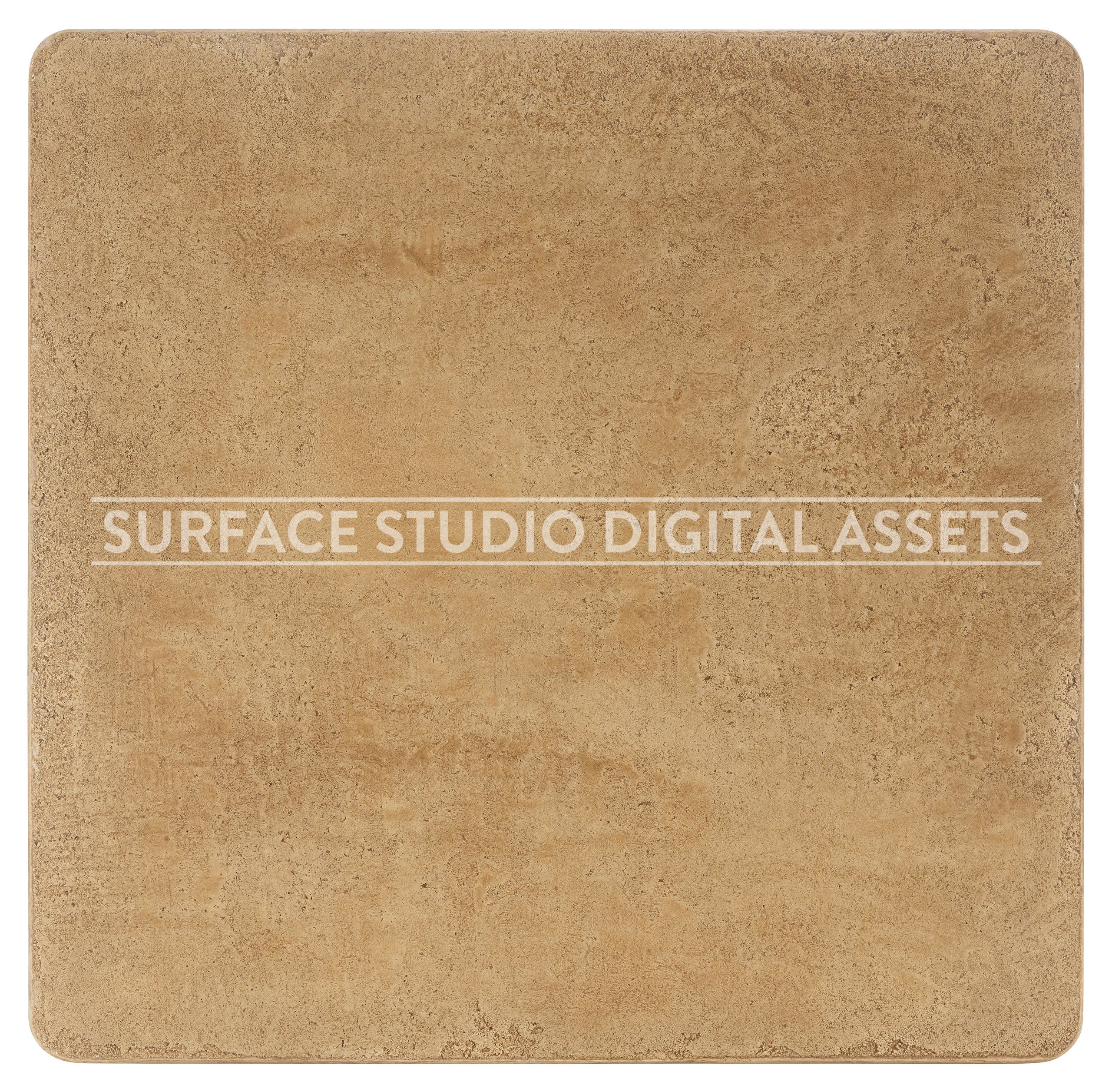 Umbria Tan Brown Cement Surface photographed directly from above including edges