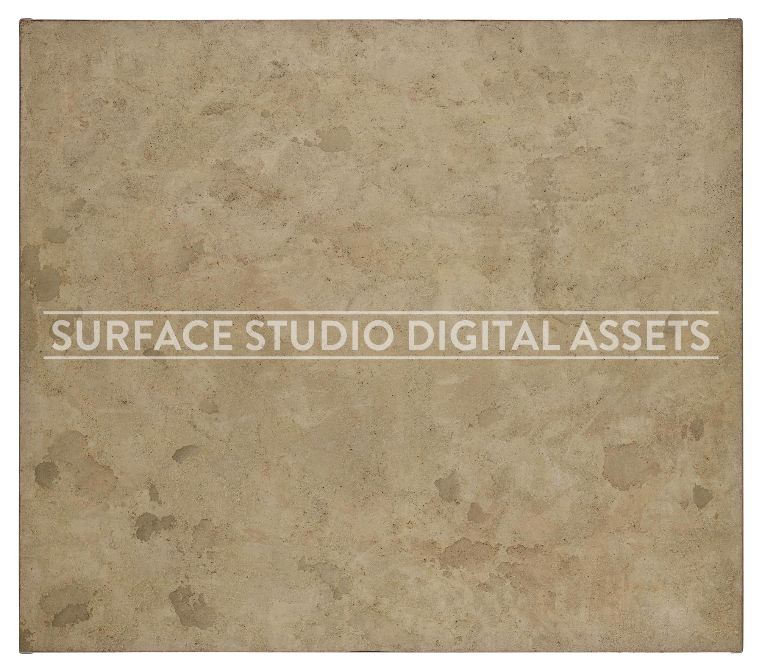 Warm Beige Cement Stucco Surface photographed directly from above including edges