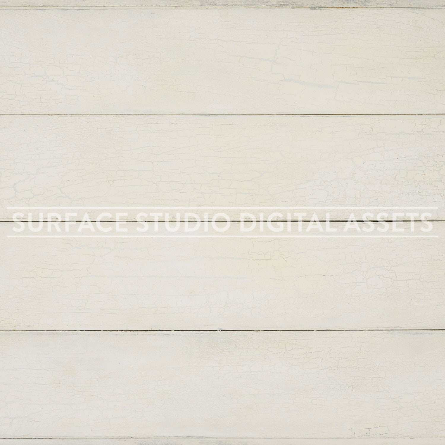 White Crackle Pine Planked Surface background stock image with a "Surface Studio Digital Assets" watermark for commercial, e-commerce, editorial, product, beauty, food, beverage, still life photography.