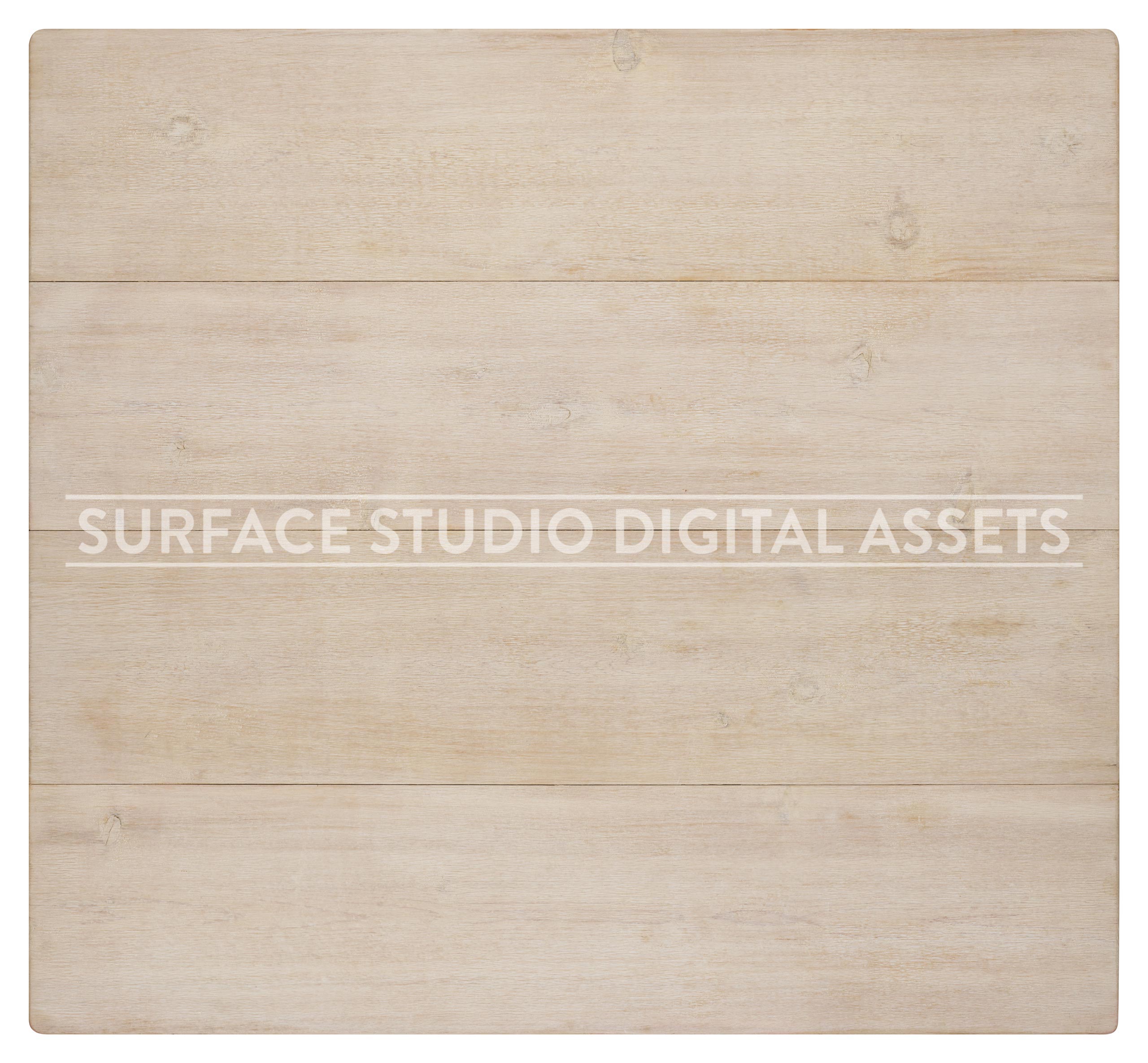 Planked Whitewashed Cedar Wood Surface photographed directly from above including edges