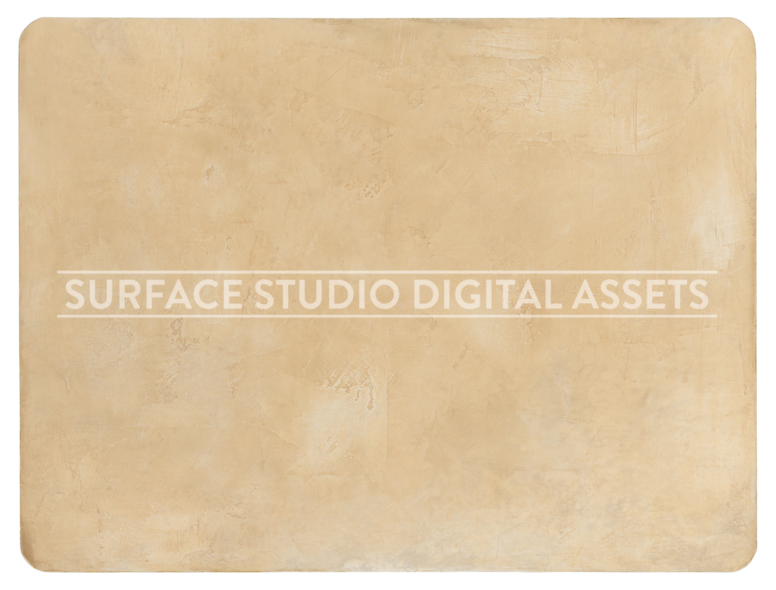 Beige Plaster Surface photographed directly from above including edges.