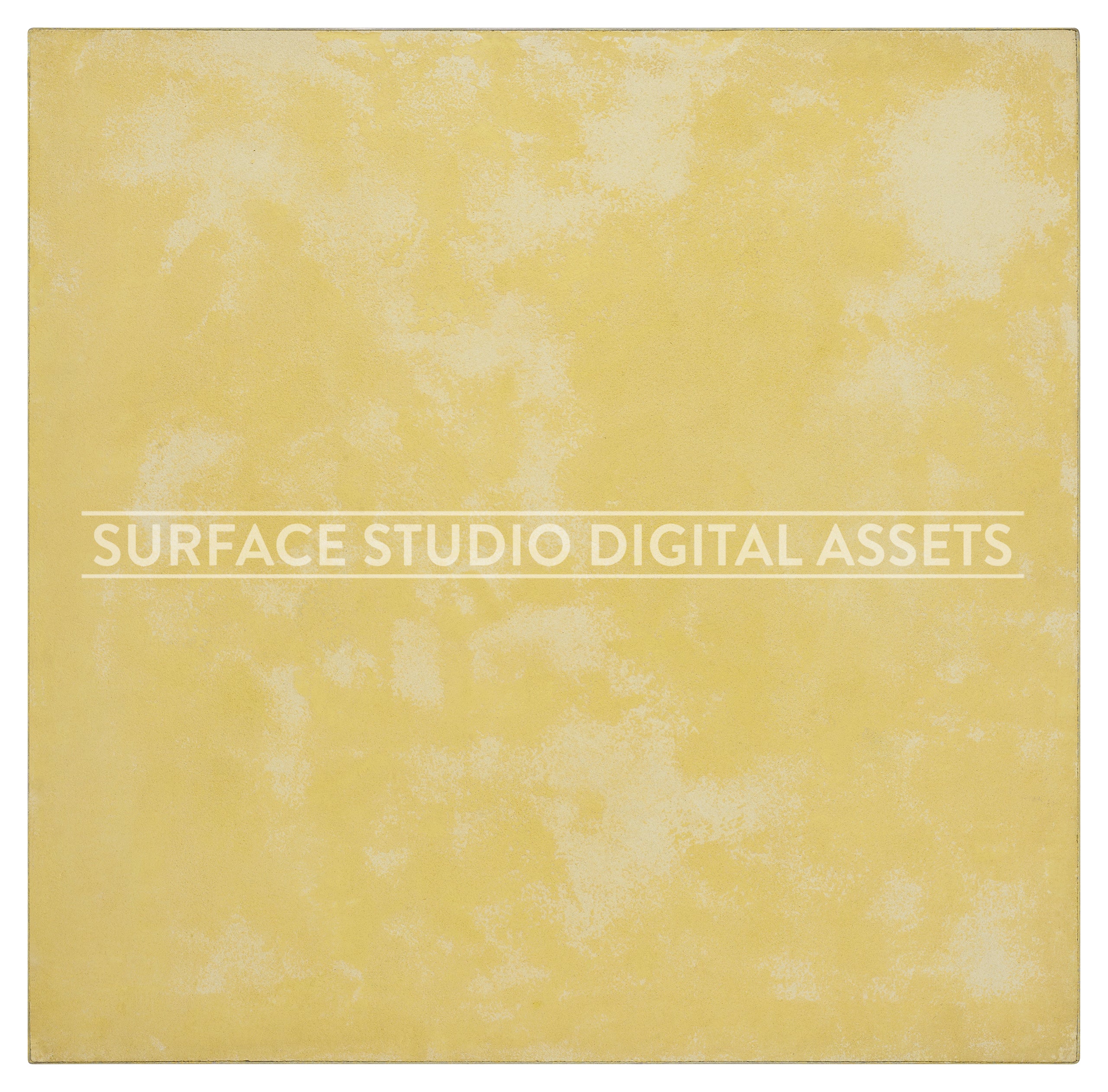 Yellow Sand Stucco Plaster Surface photographed directly from above including edges