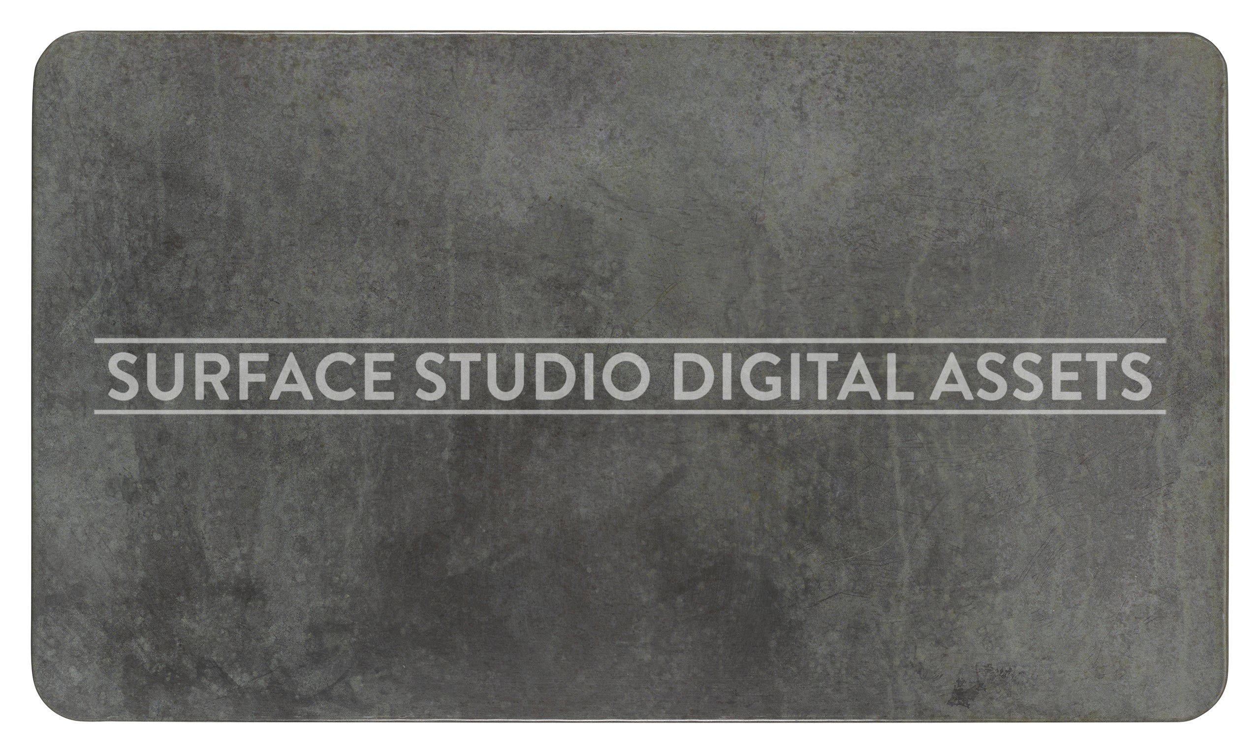 Grey Zinc Metal Surface photographed directly from above including edges
