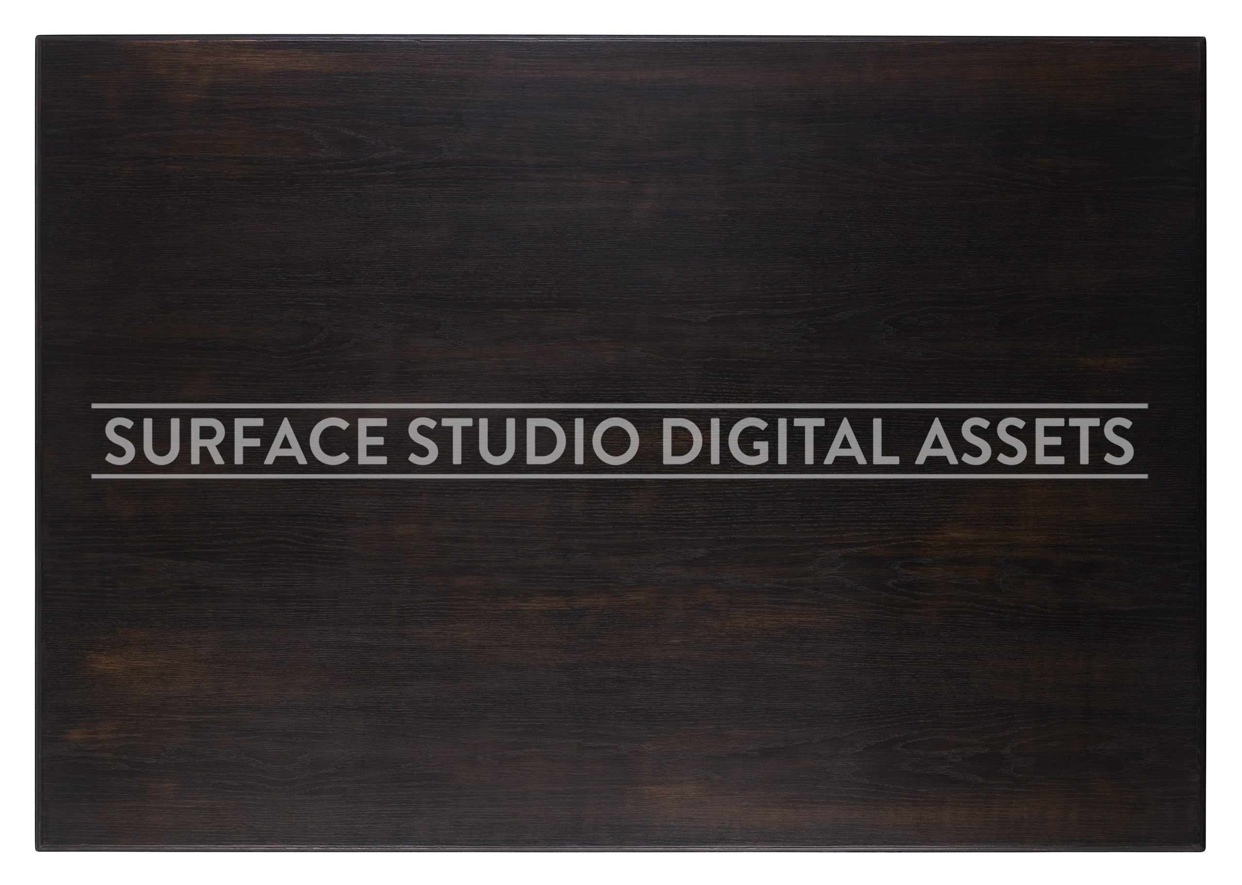 Dark Brown Oak Wood Surface photographed directly from above including edges