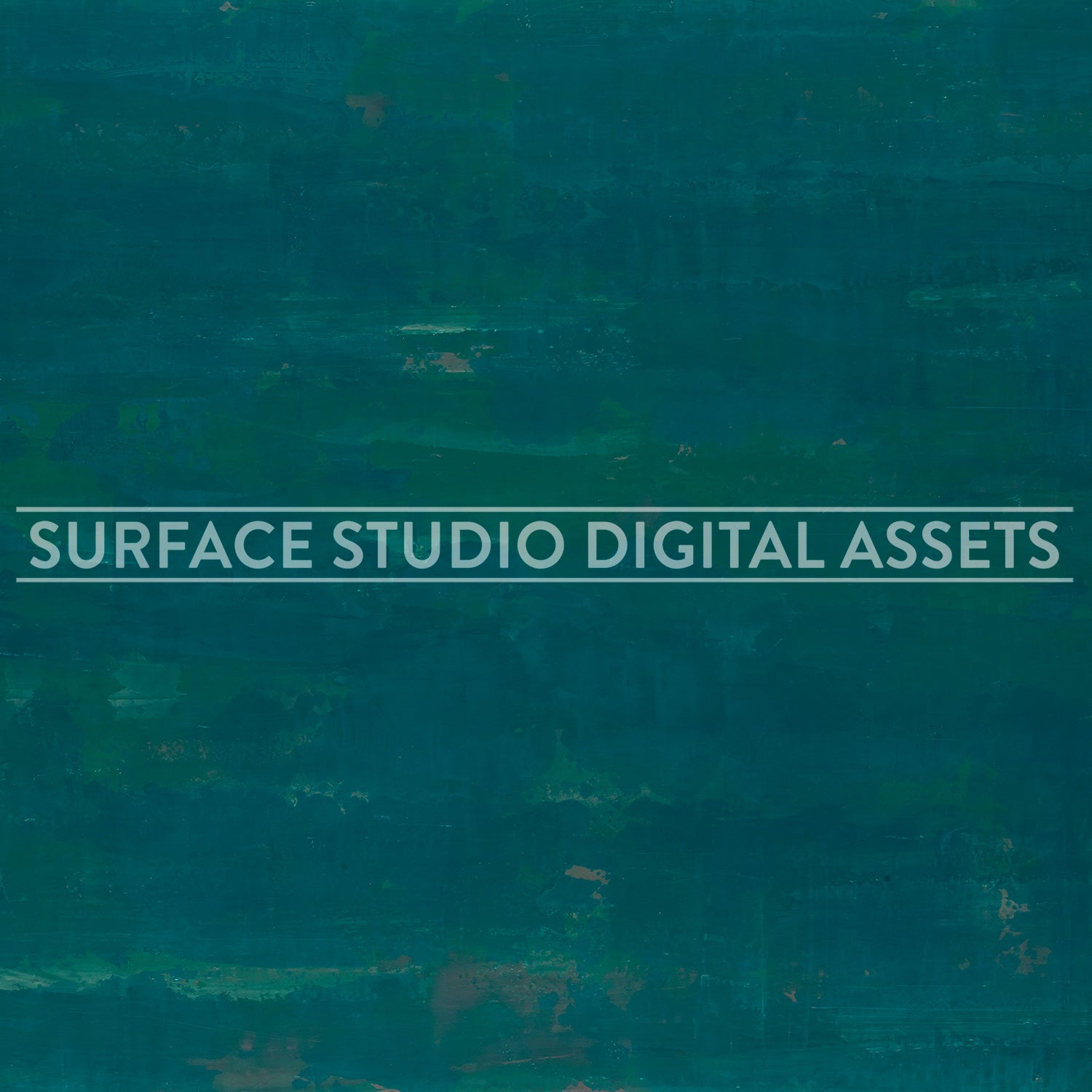 Green Distressed Plaster Surface photographed directly from above.