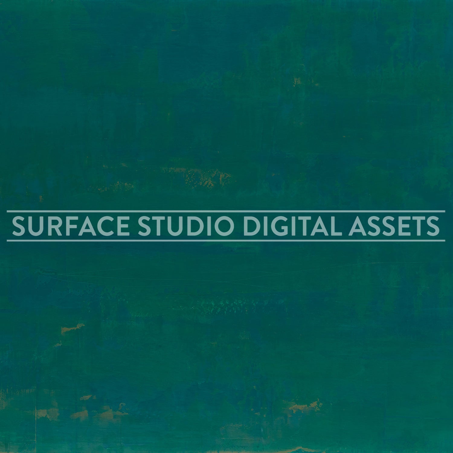 Green Distressed Plaster Surface photographed directly from above.