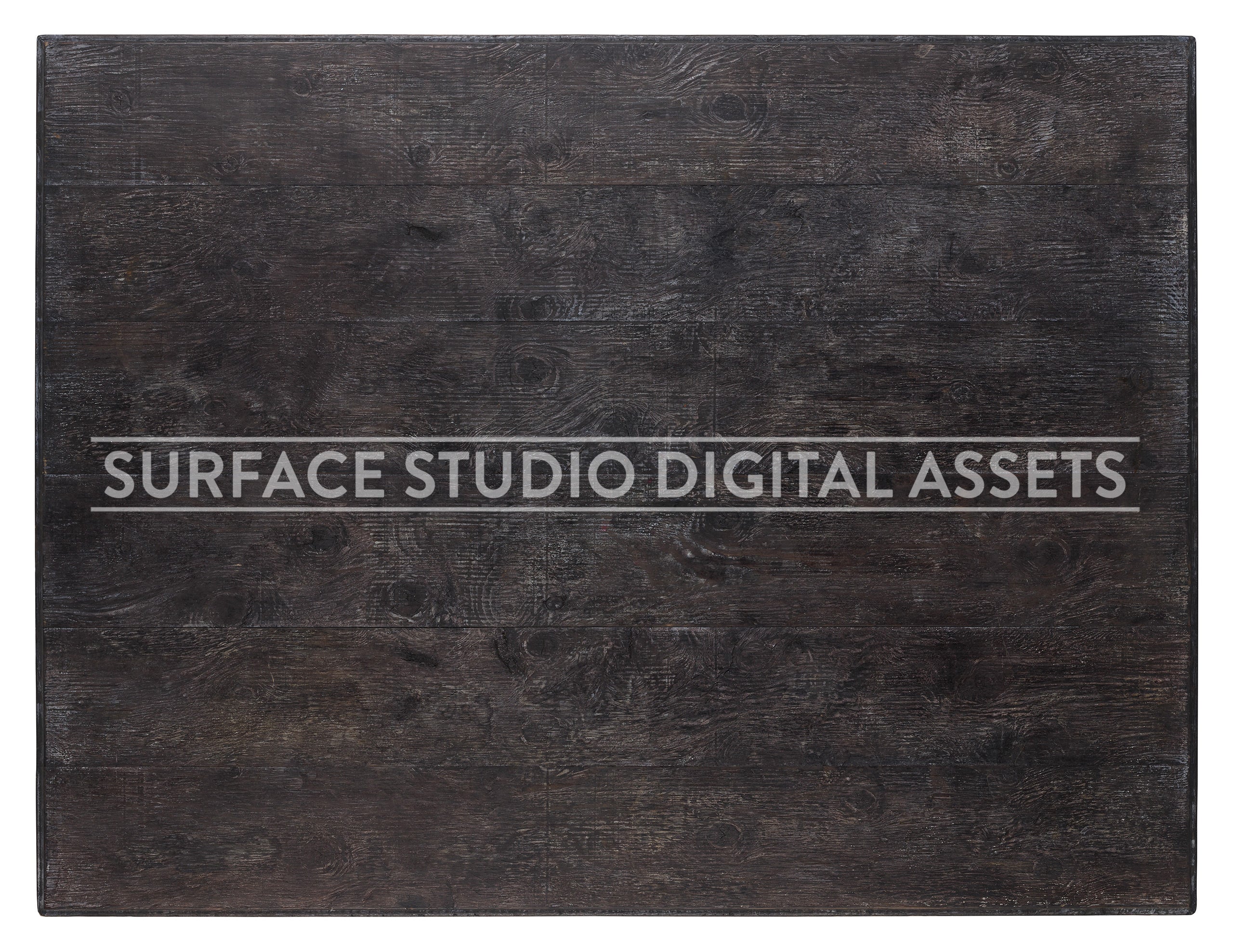 Black Wood Cedar Surface photographed directly from above including edges.