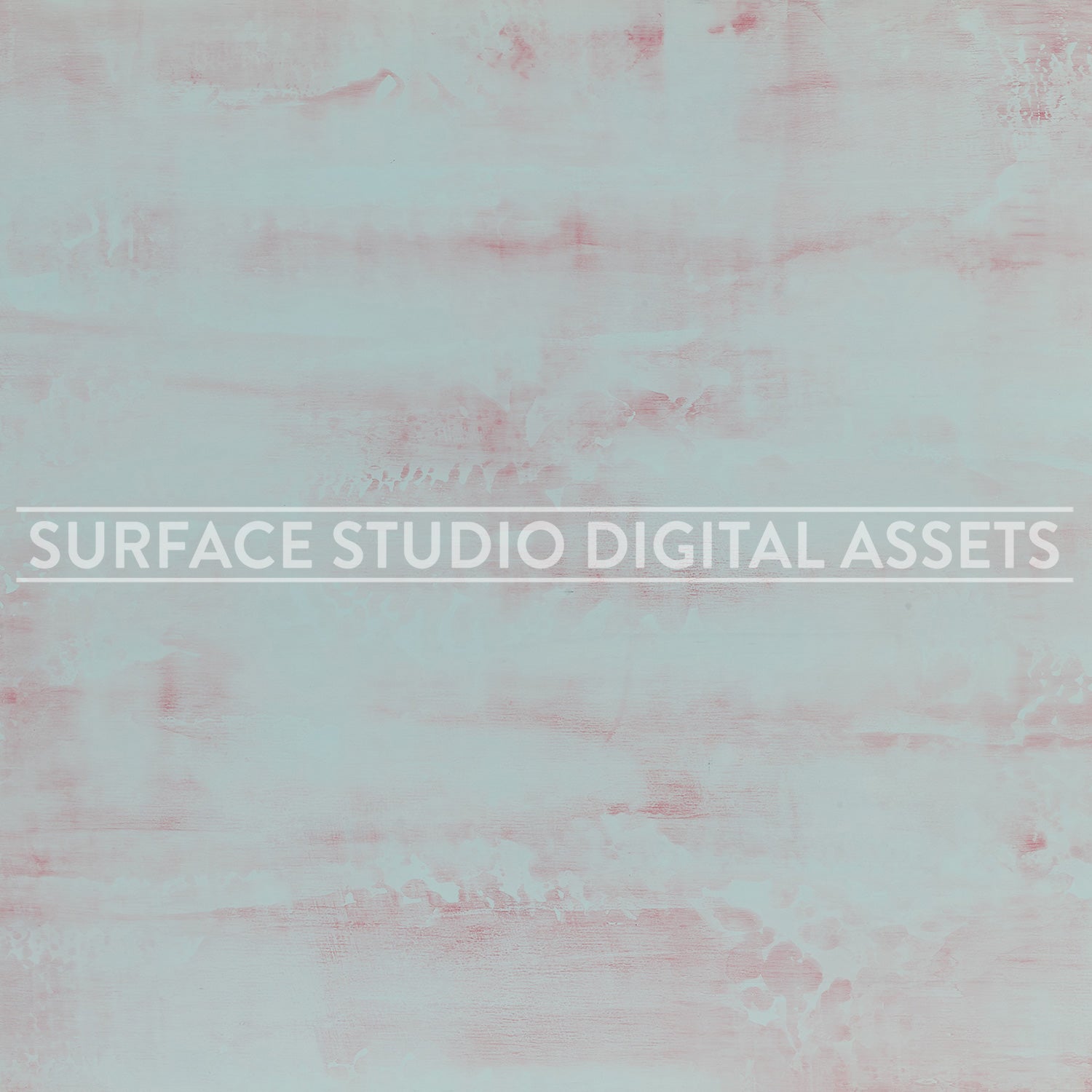 Light Blue And Pink Plaster Surface photographed directly from above.