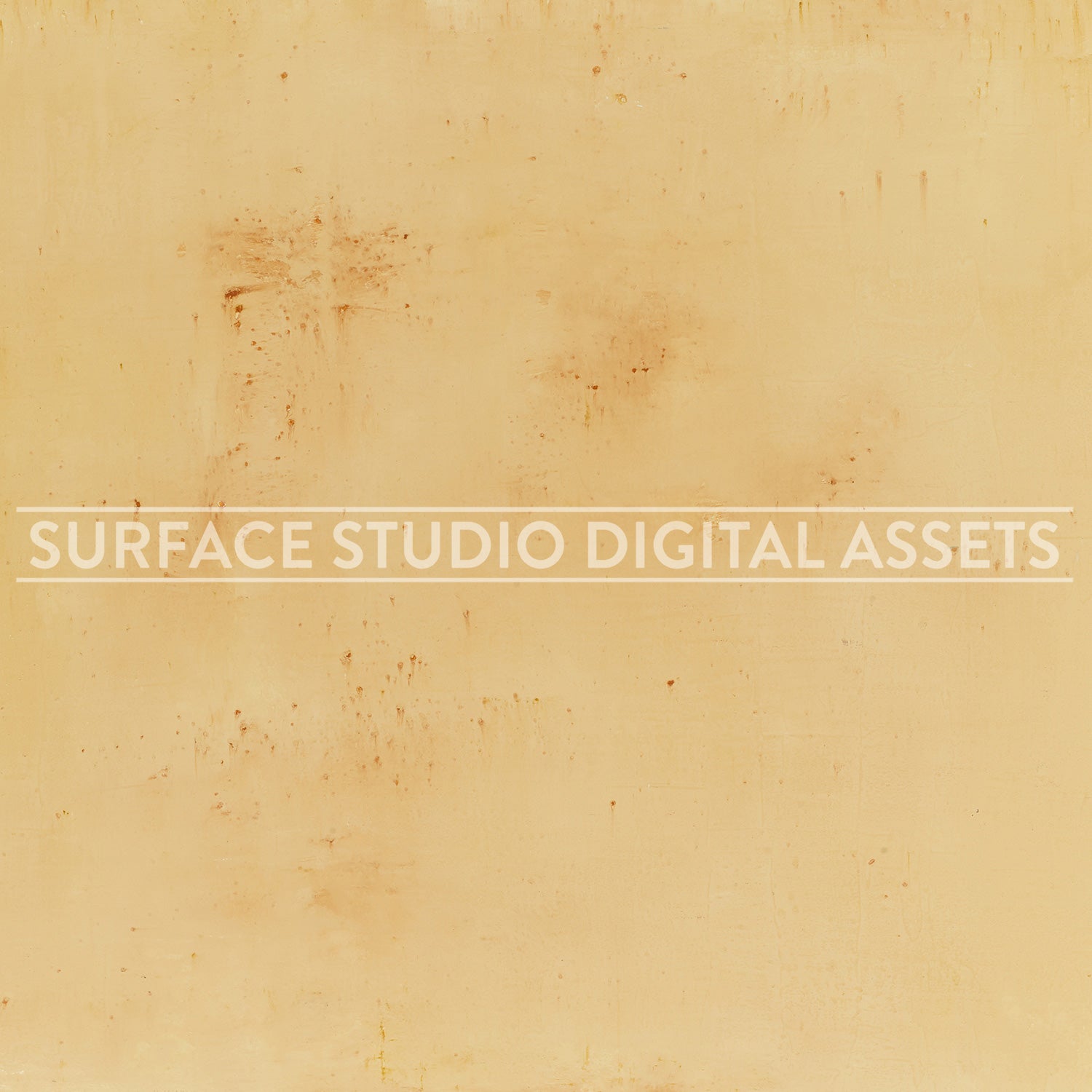 Golden Plaster Surface photographed directly from above.