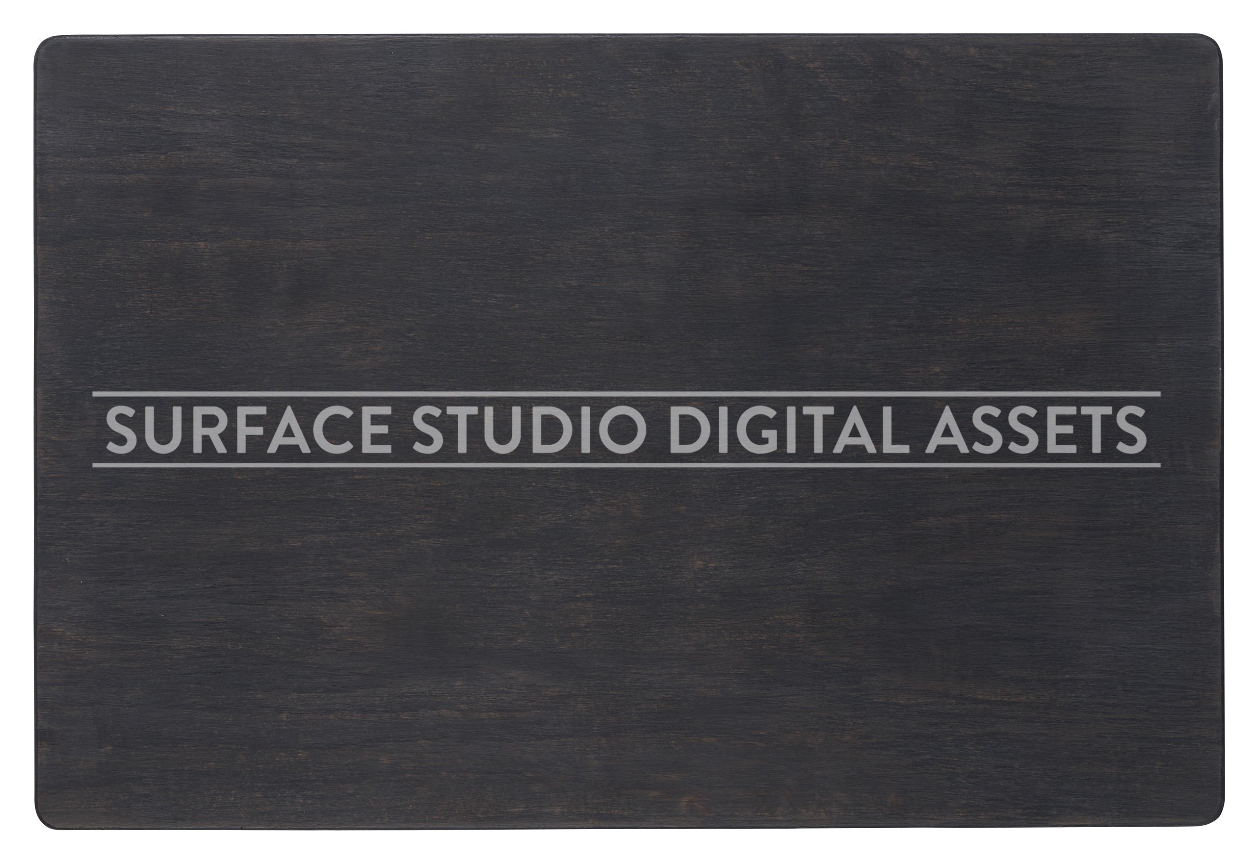 Black Oak Wood Surface photographed directly from above including edges.