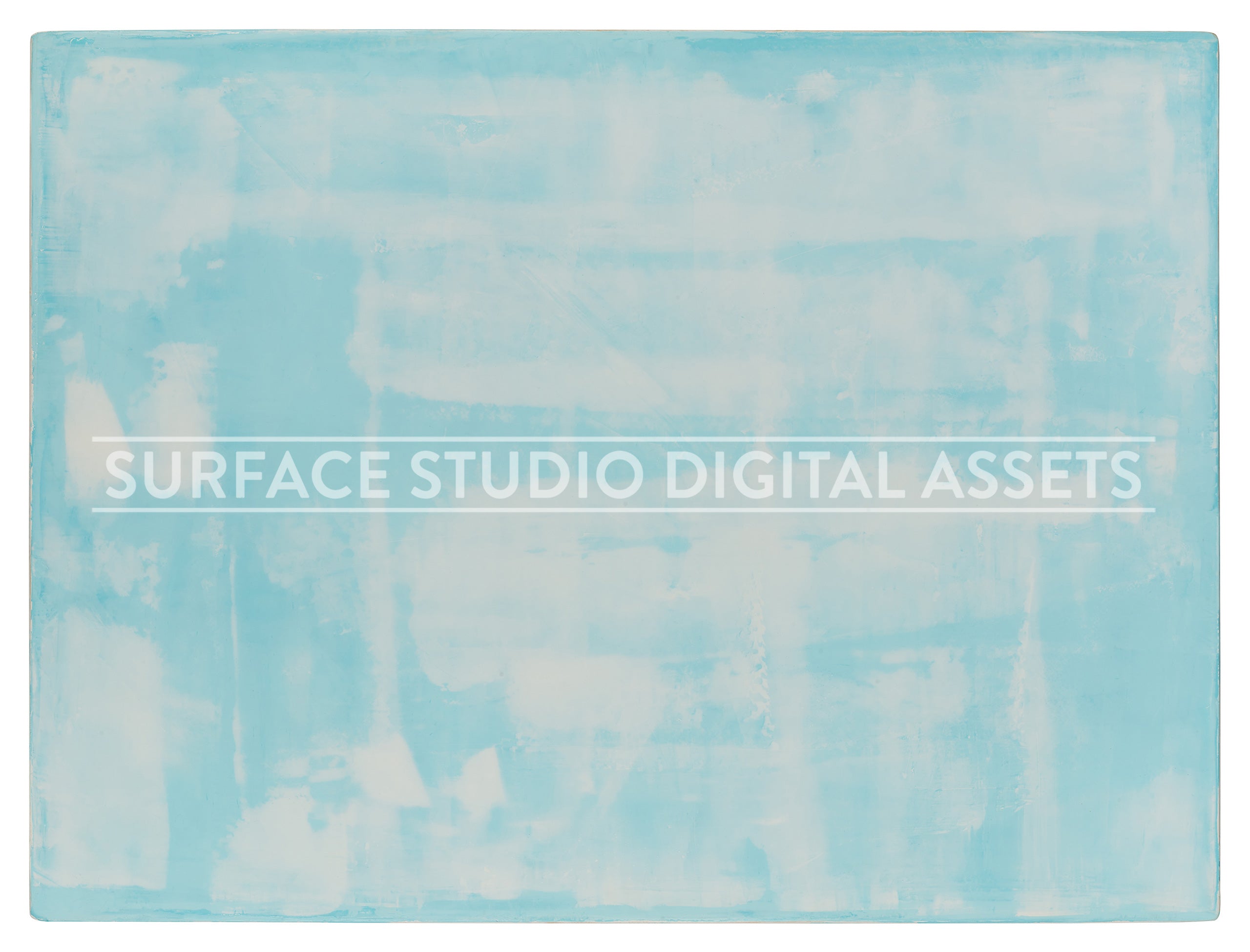 Blue Venetian Plaster Surface photographed directly from above including edges.