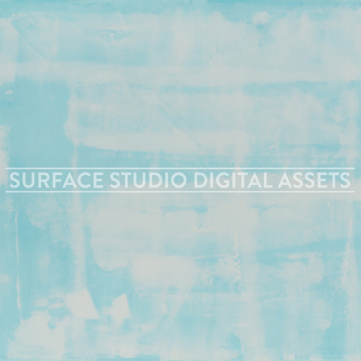 Blue Venetian Plaster Surface photographed directly from above.