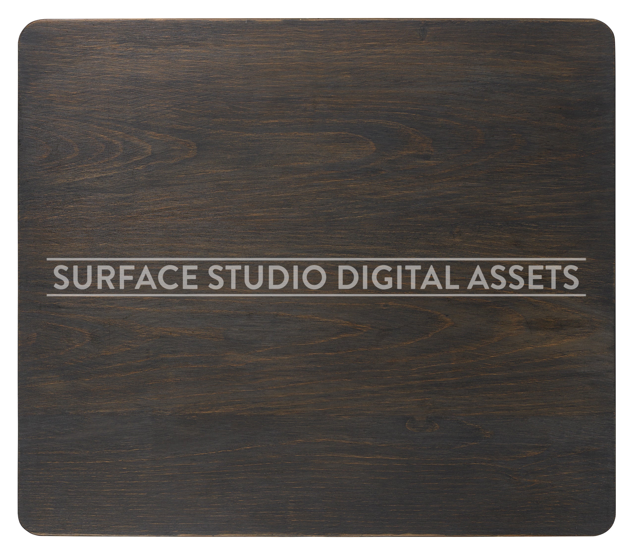 Dark Grey Brown Pine Wood Surface photographed directly from above including edges.