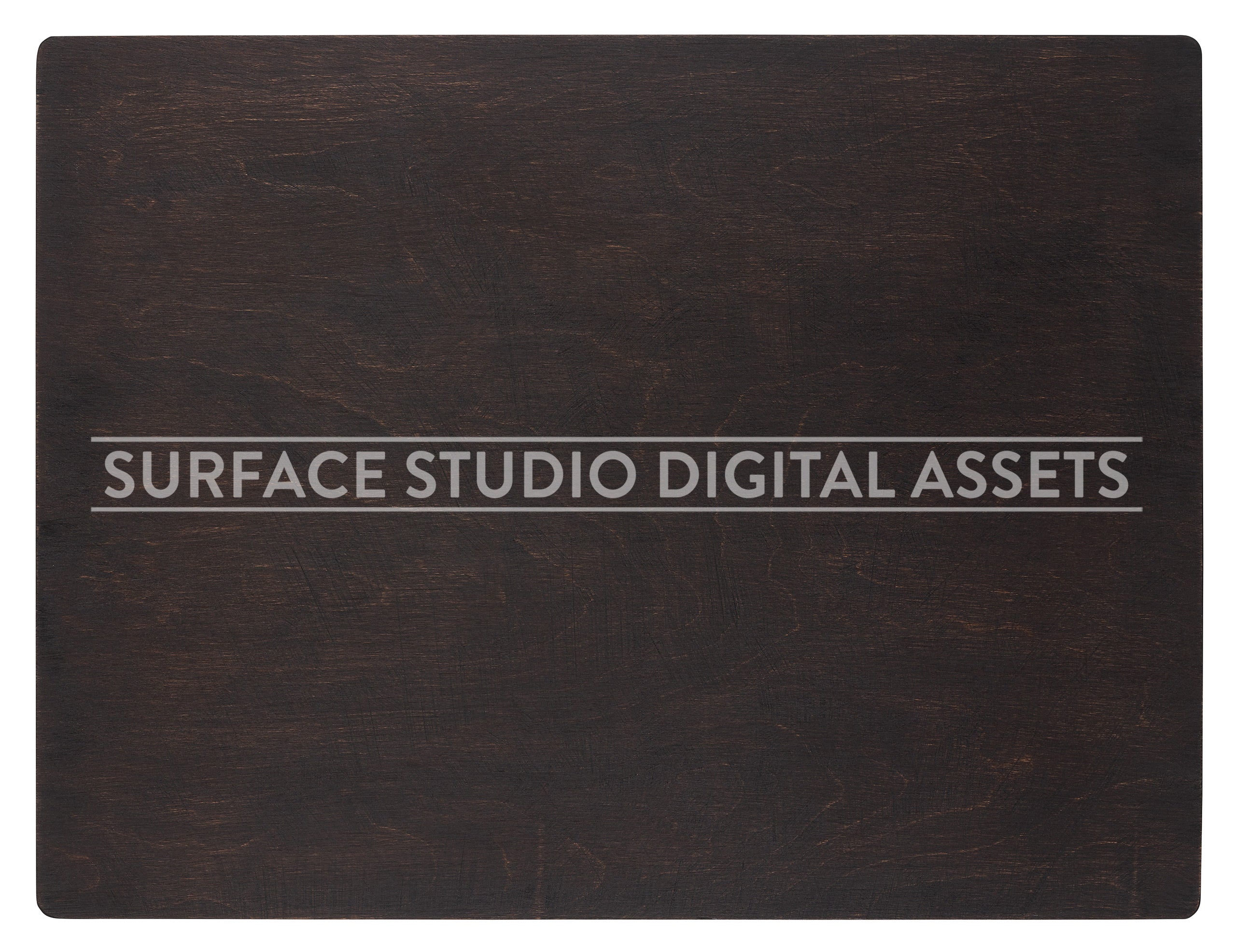 Dark Brown Antique Birch Wood Surface photographed directly from above including edges.