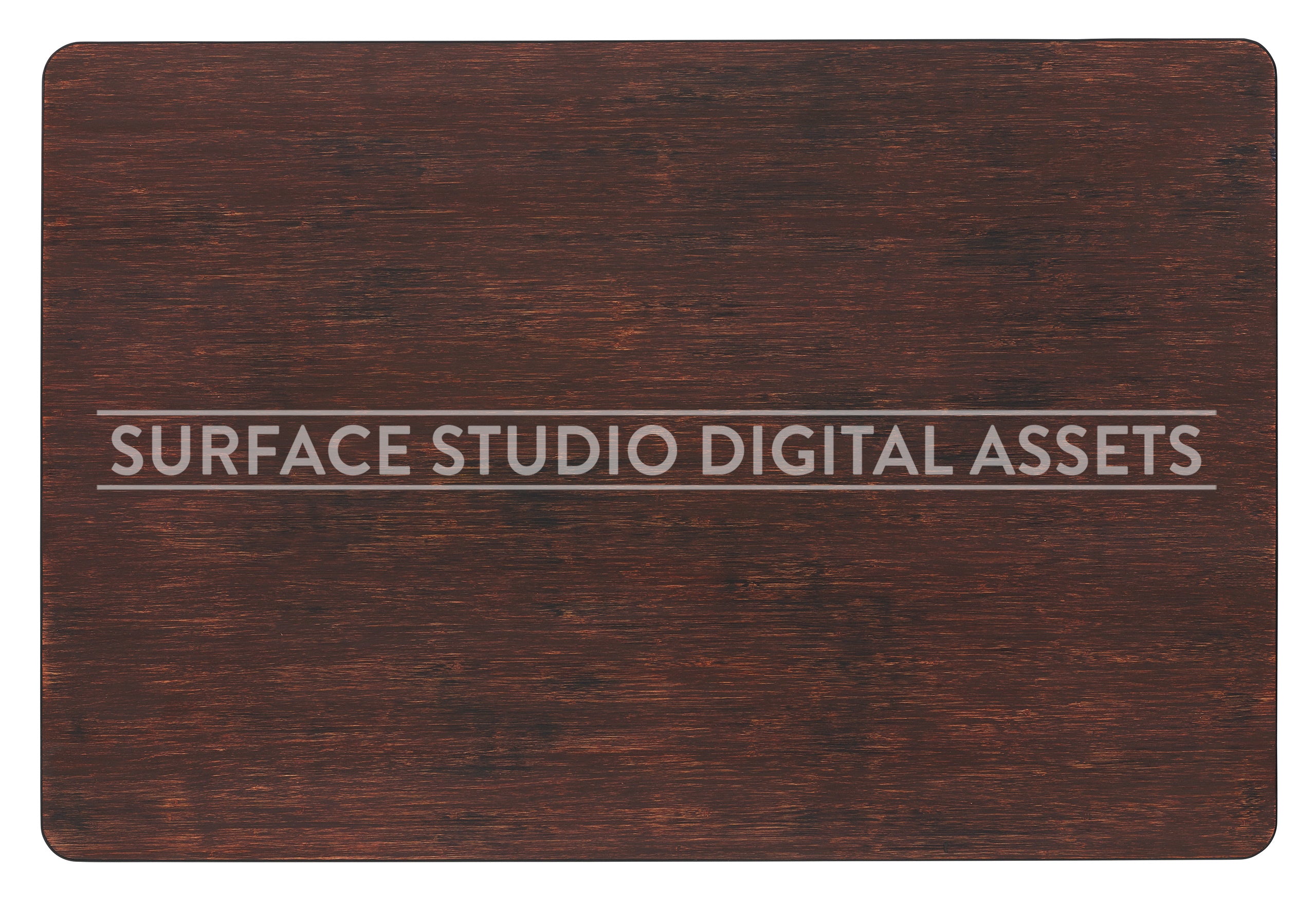 Distressed Burgundy Bamboo Surface photographed directly from above including edges.