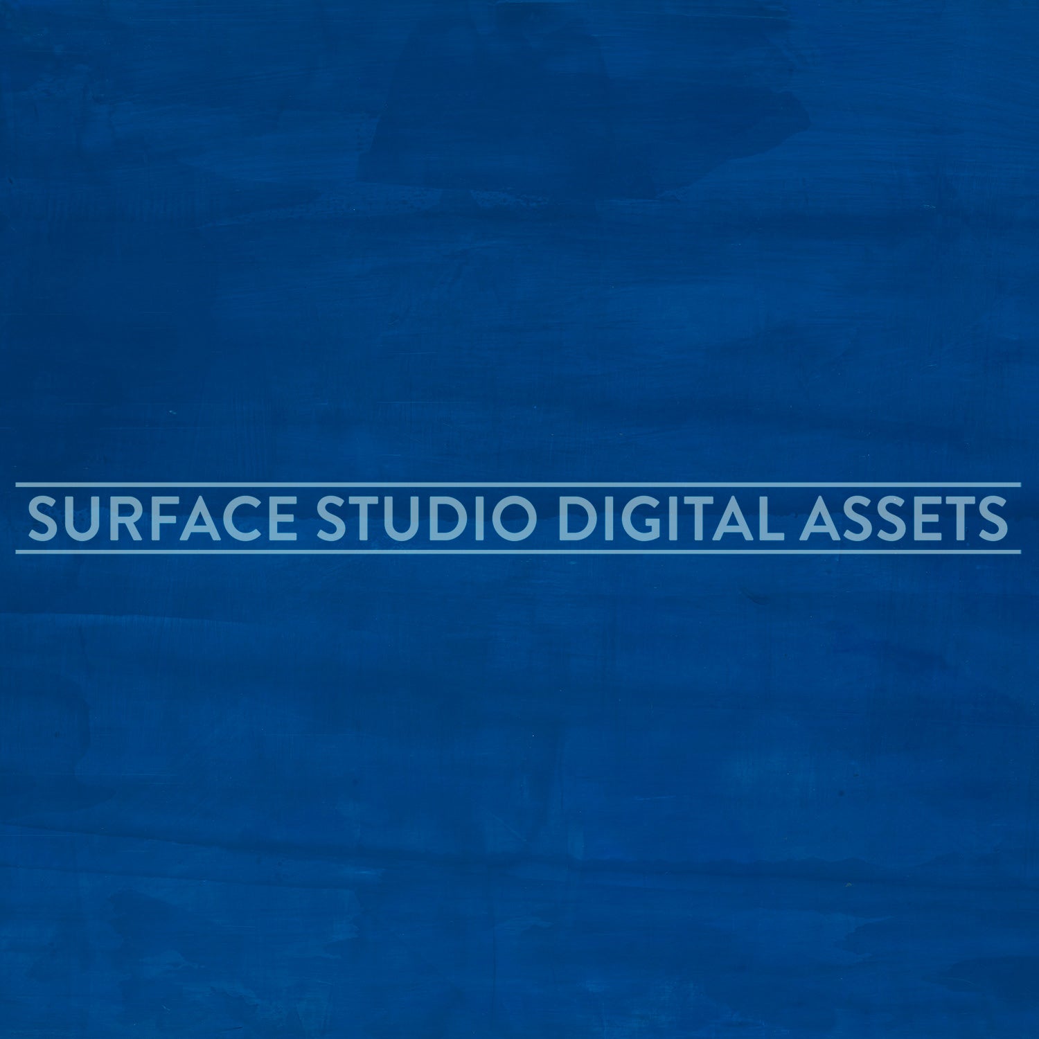 Blue Venetian Plaster Surface photographed directly from above.