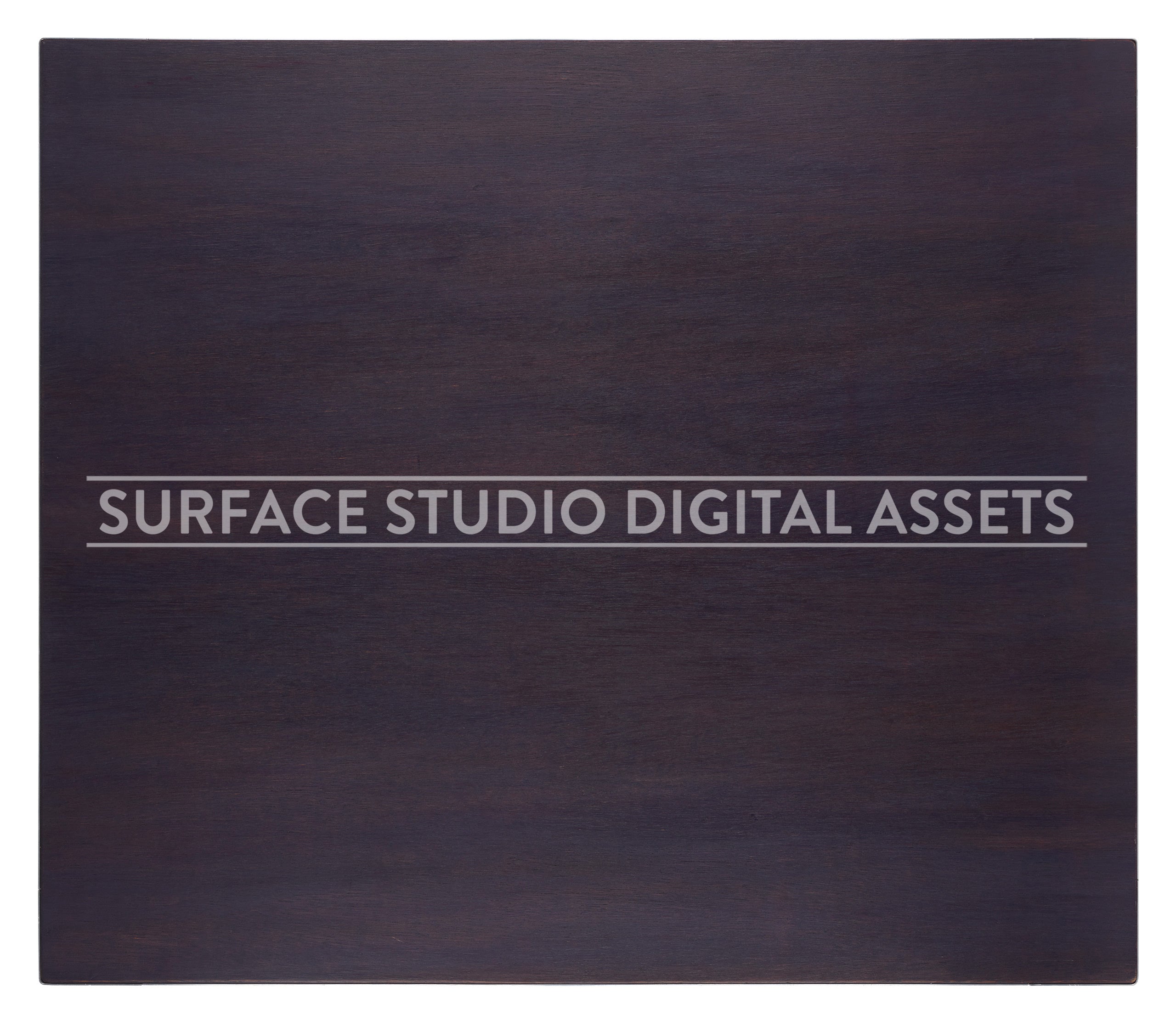 Dark Purple Mahogany Wood Surface photographed directly from above including edges.