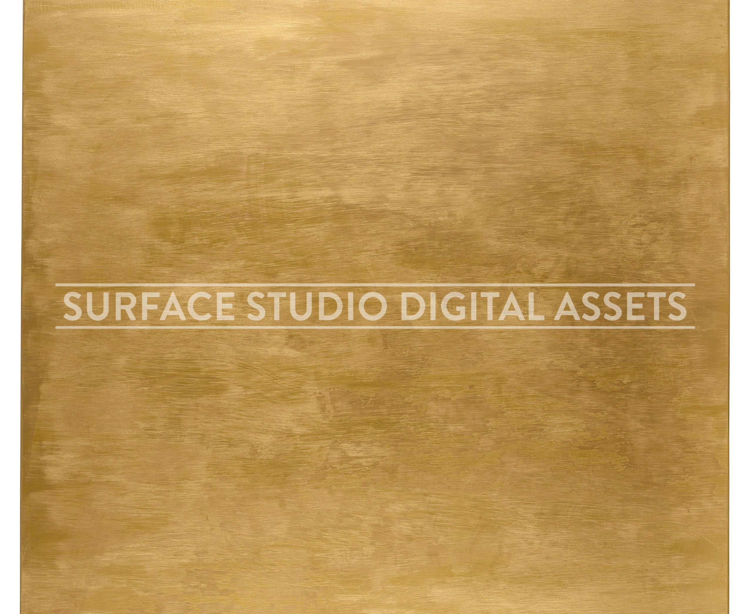 Gold Painted Metallic Surface photographed directly from above including edges.