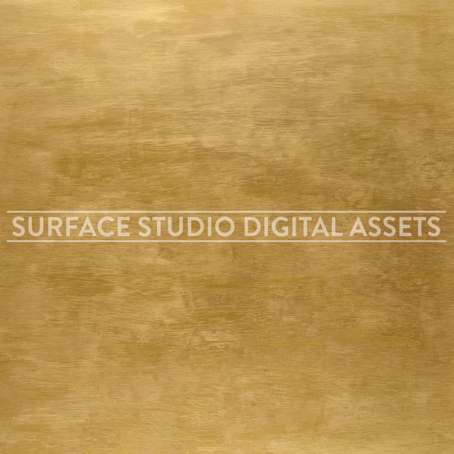 Gold Painted Metallic Surface photographed directly from above.