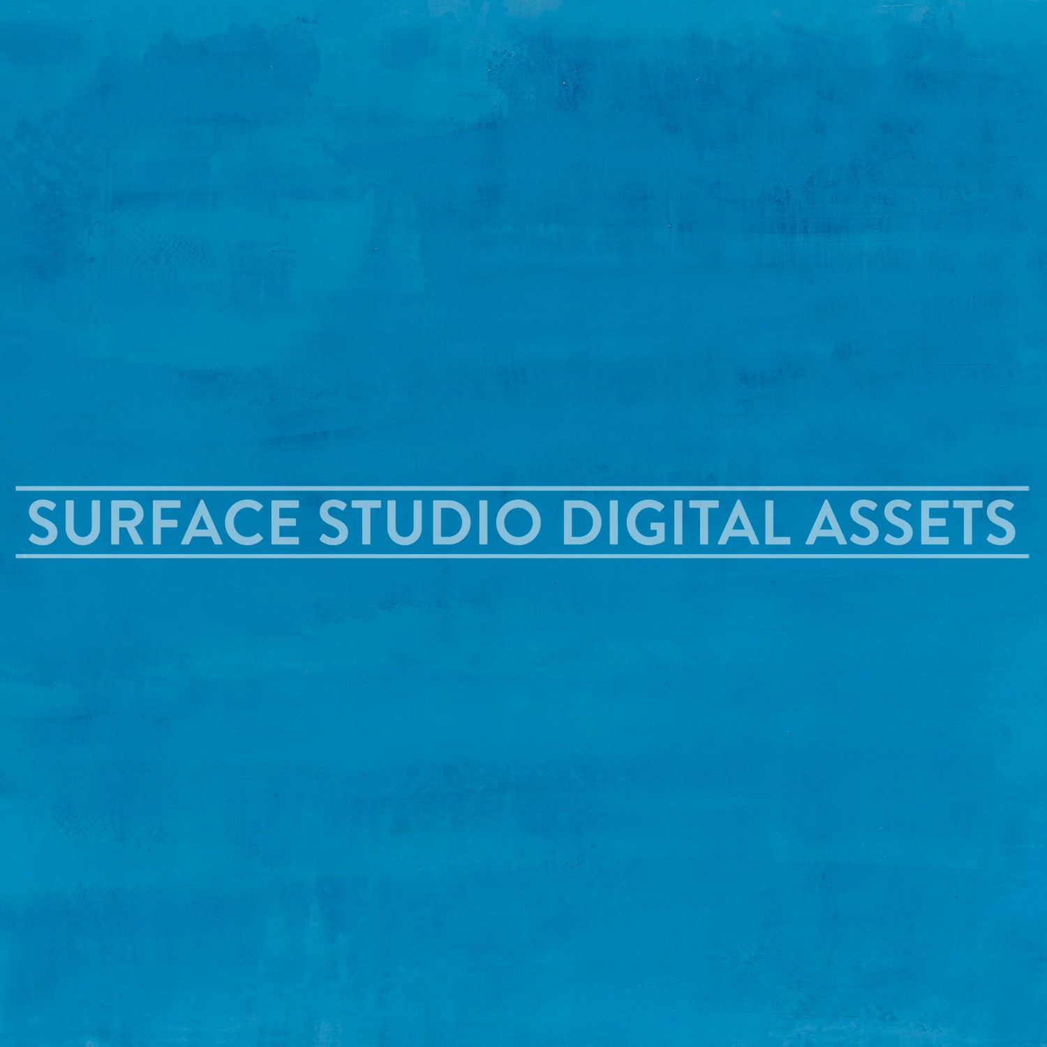 Blue Venetian Plaster Surface photographed directly from above.