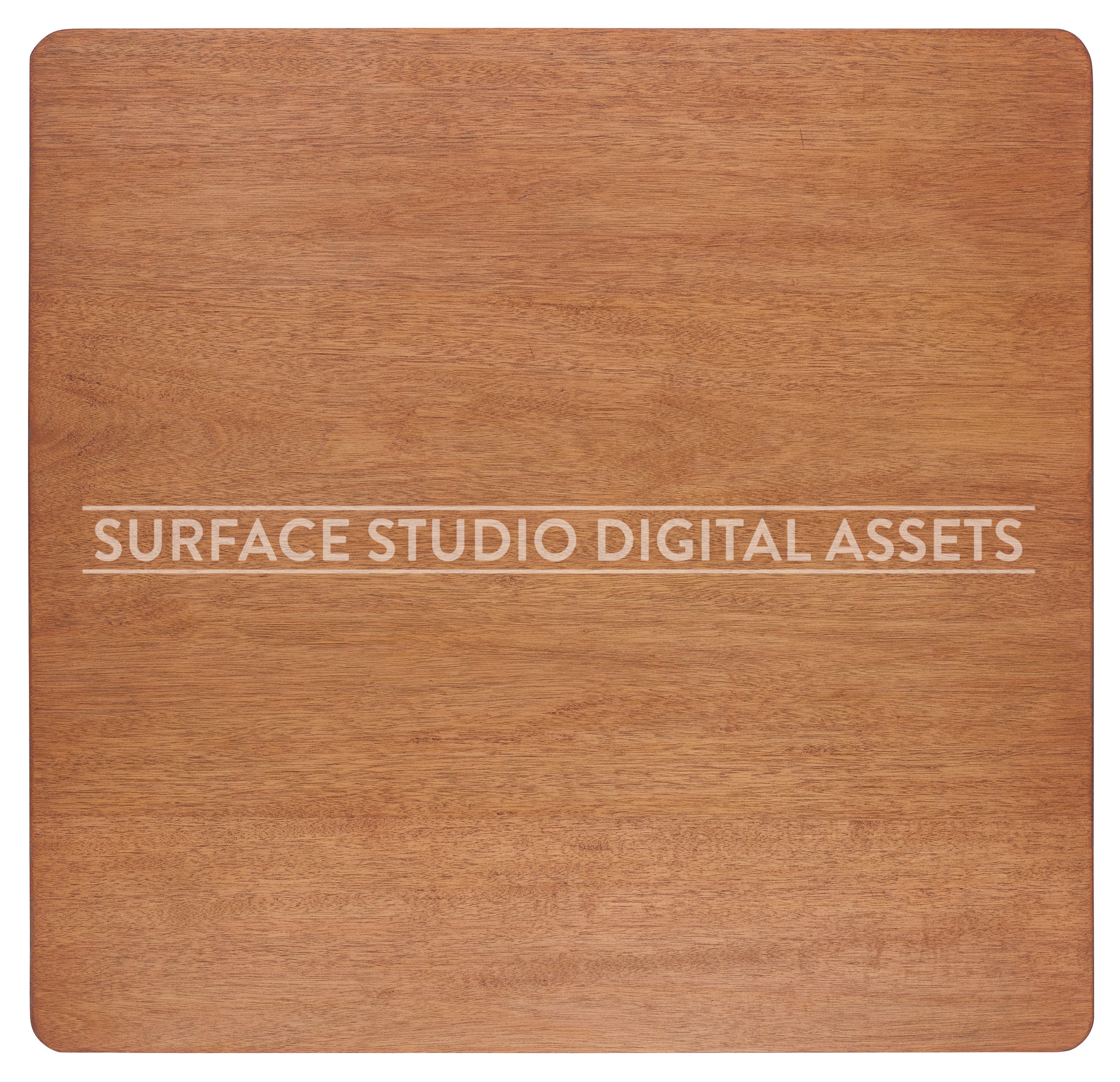 Mahogany Wood Surface photographed directly from above including edges.