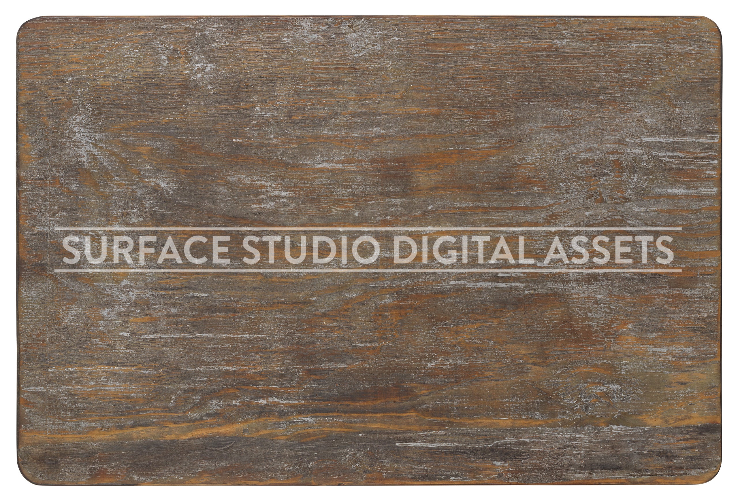 Distressed Brown Cedar Wood Surface photographed directly from above including edges.