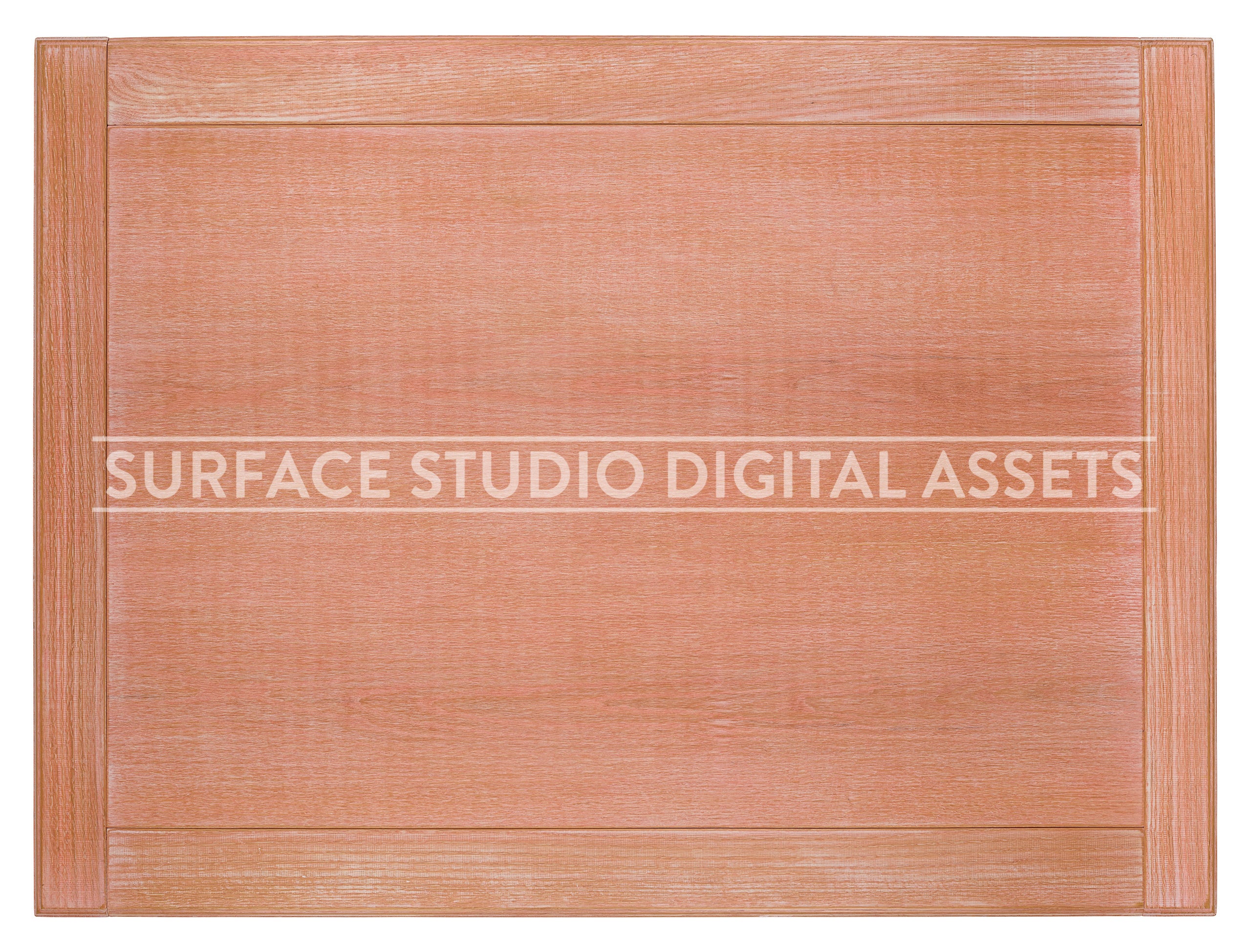Pink Oak Wood Surface photographed directly from above including edges.