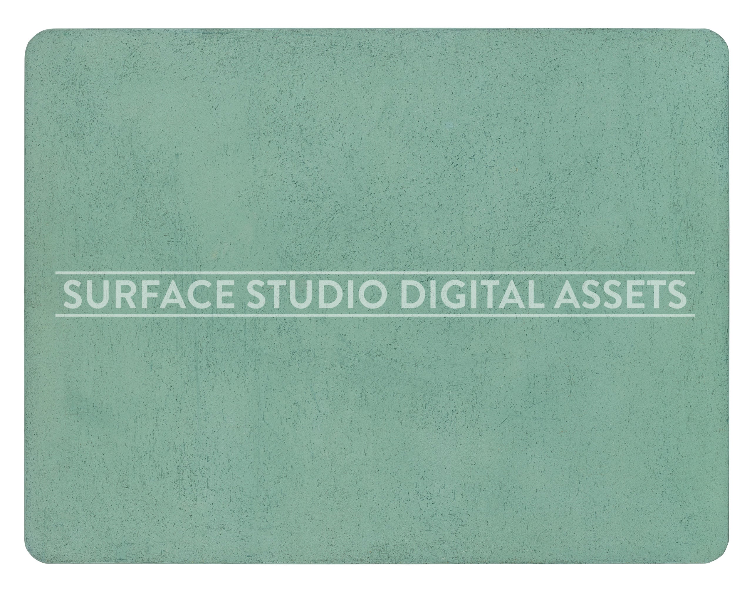 Scratchy Mint Textured Plaster Surface photographed directly from above including edges.