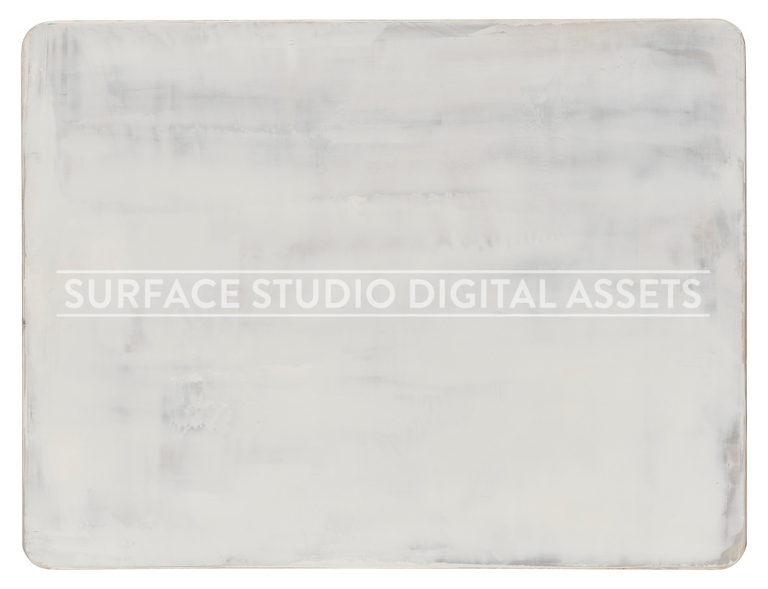 Smoky White and Grey Venetian Plaster Surface photographed directly from above including edges.