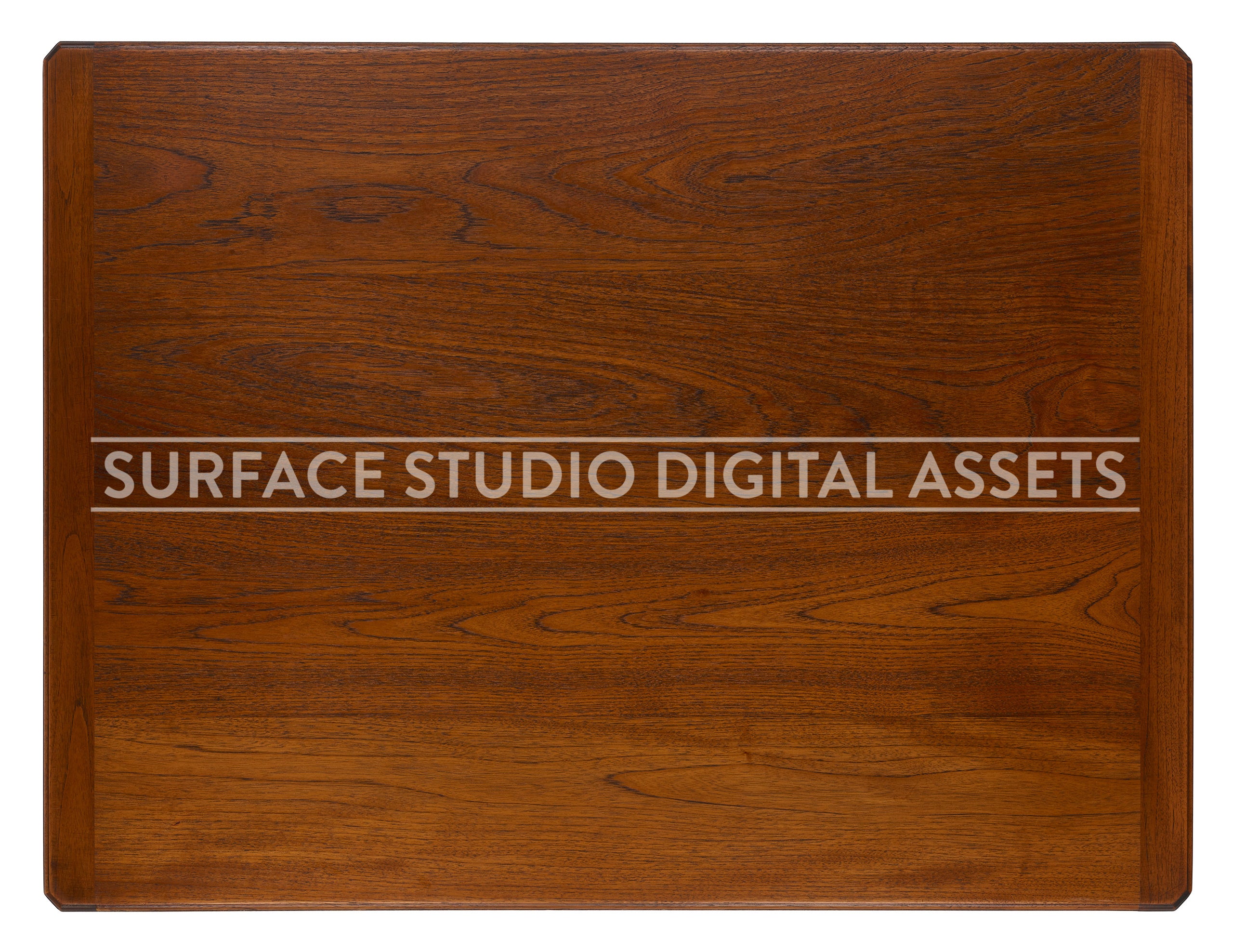 Teak Wood Surface photographed directly from above including edges.