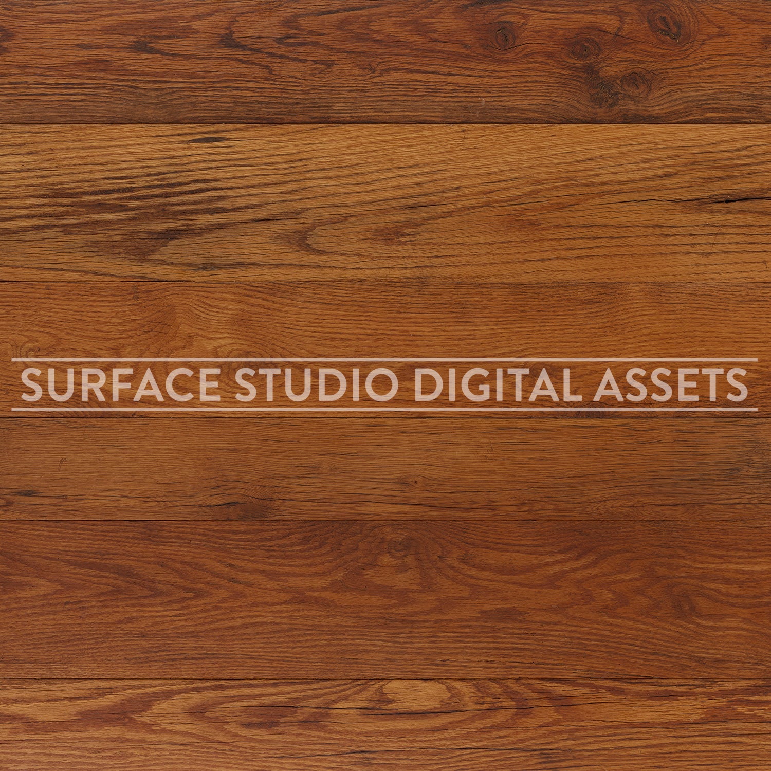 Tobacco Brown Oak Planked Wood Surface photographed directly from above.